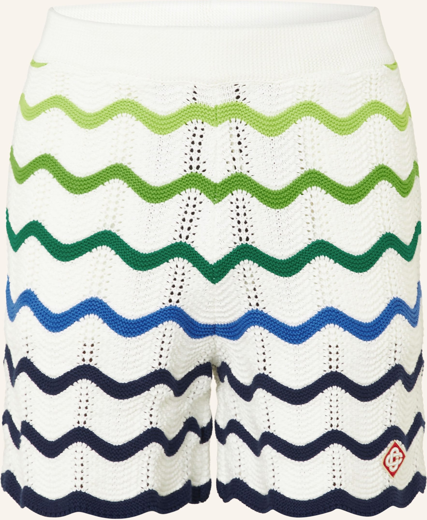 Casablanca Strickshorts weiss
