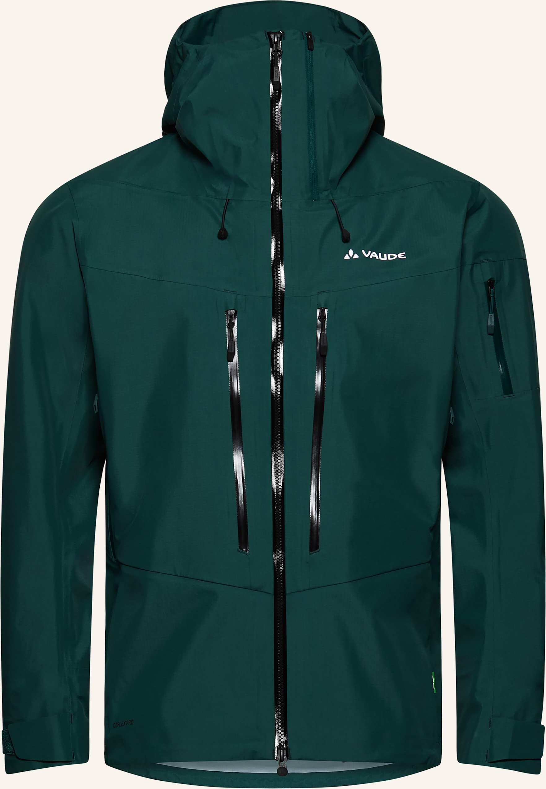 Vaude Hardshell-Skijacke gruen