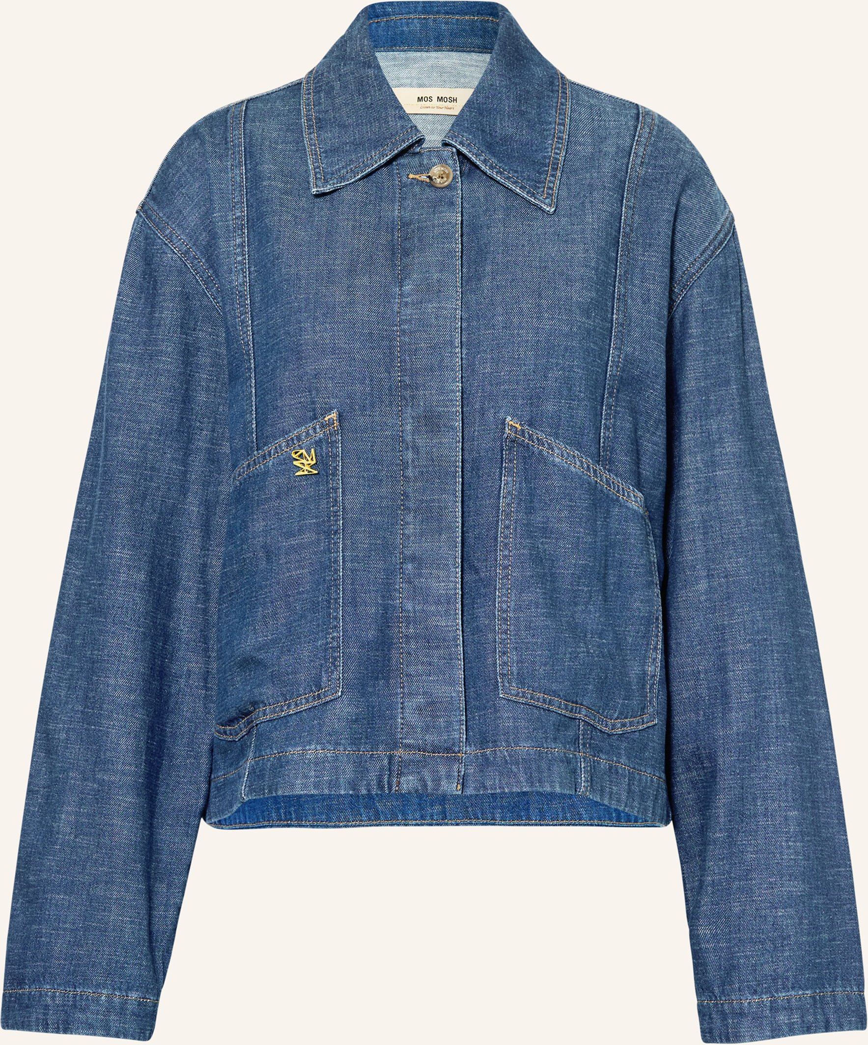 Mos Mosh Jeansjacke Mmeyla Arge blau