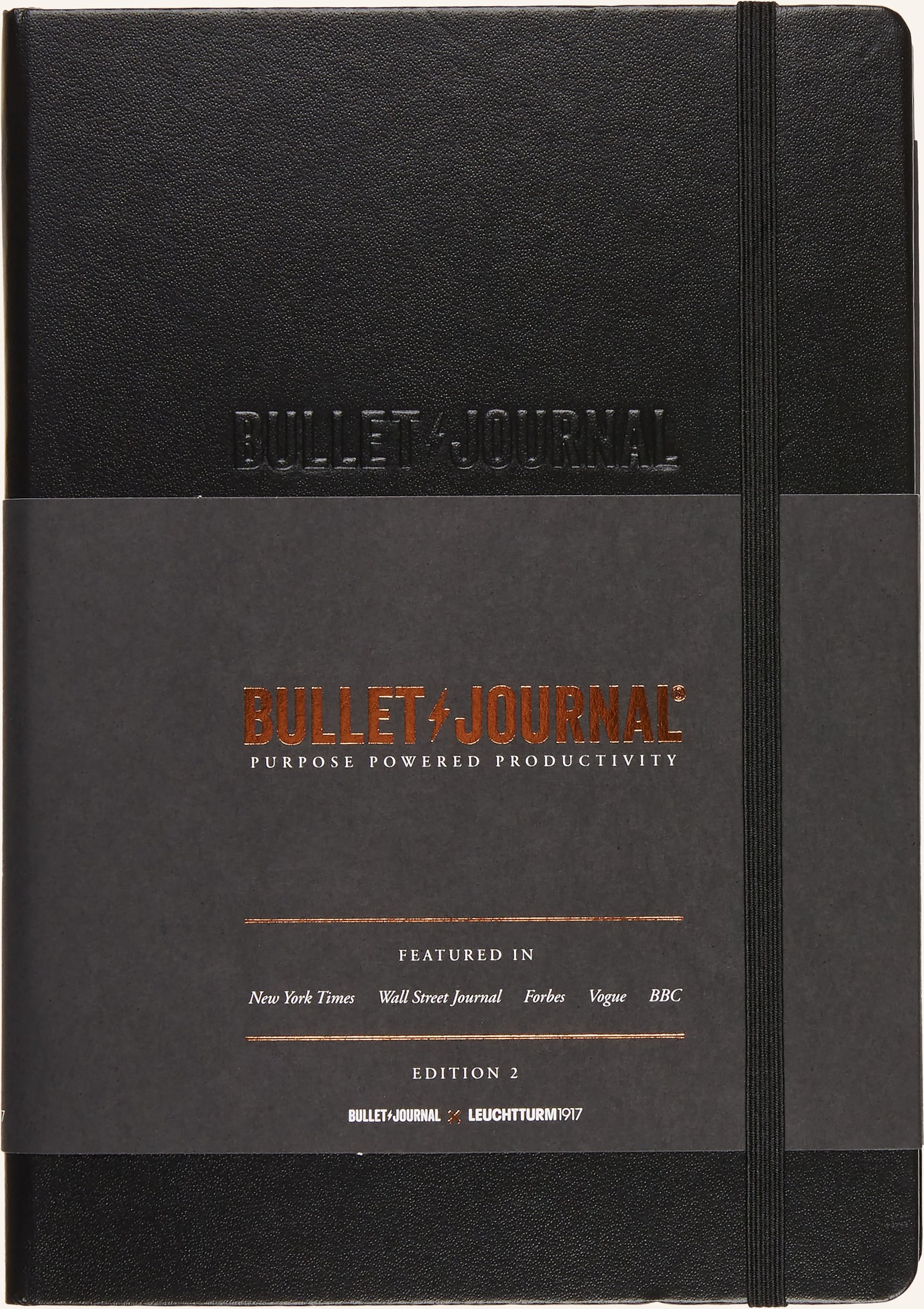 Leuchtturm Notizbuch schwarz