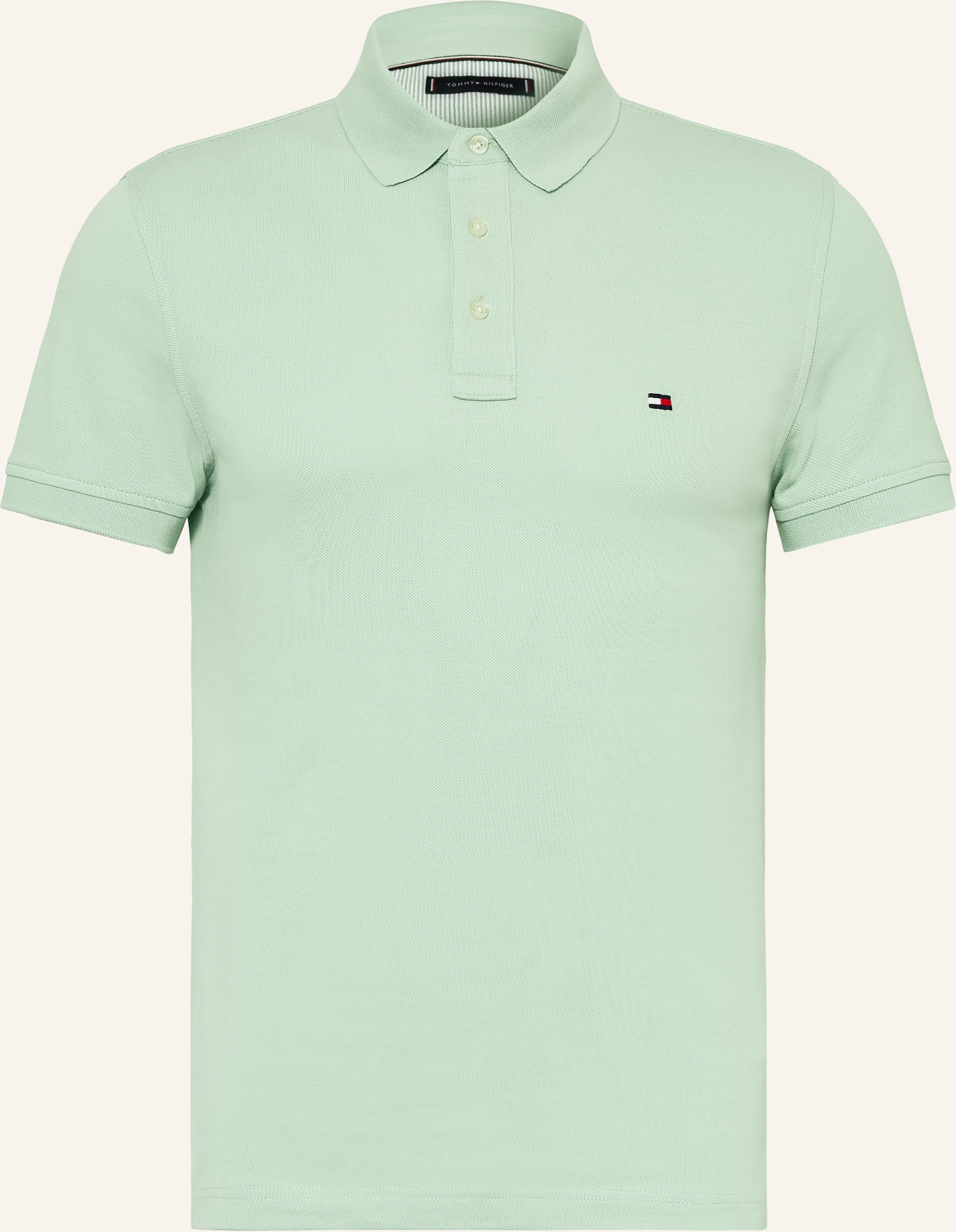 Tommy Hilfiger Piqué-Poloshirt Slim Fit gruen