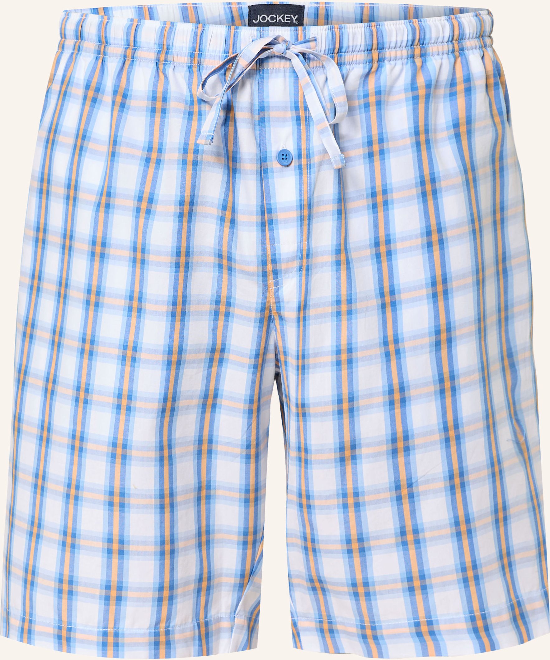 Jockey Schlafshorts Soft Wash Wovens blau