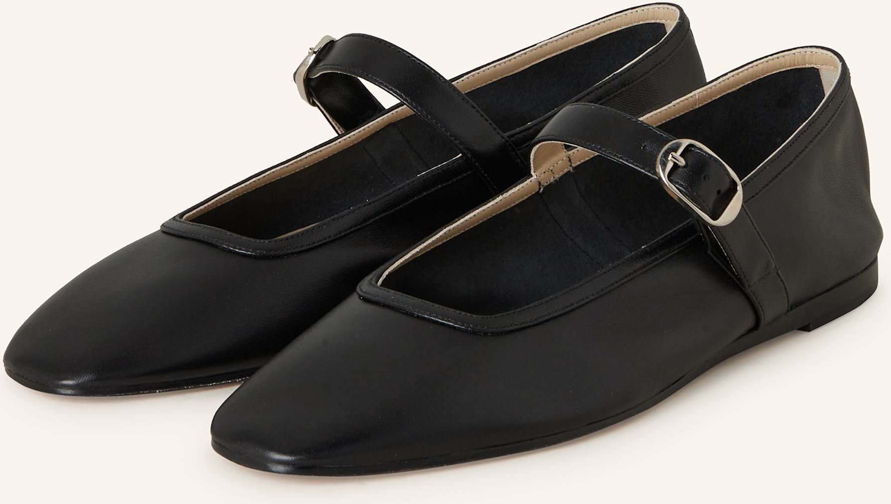 Le Monde Béryl Mary-Jane-Ballerinas schwarz
