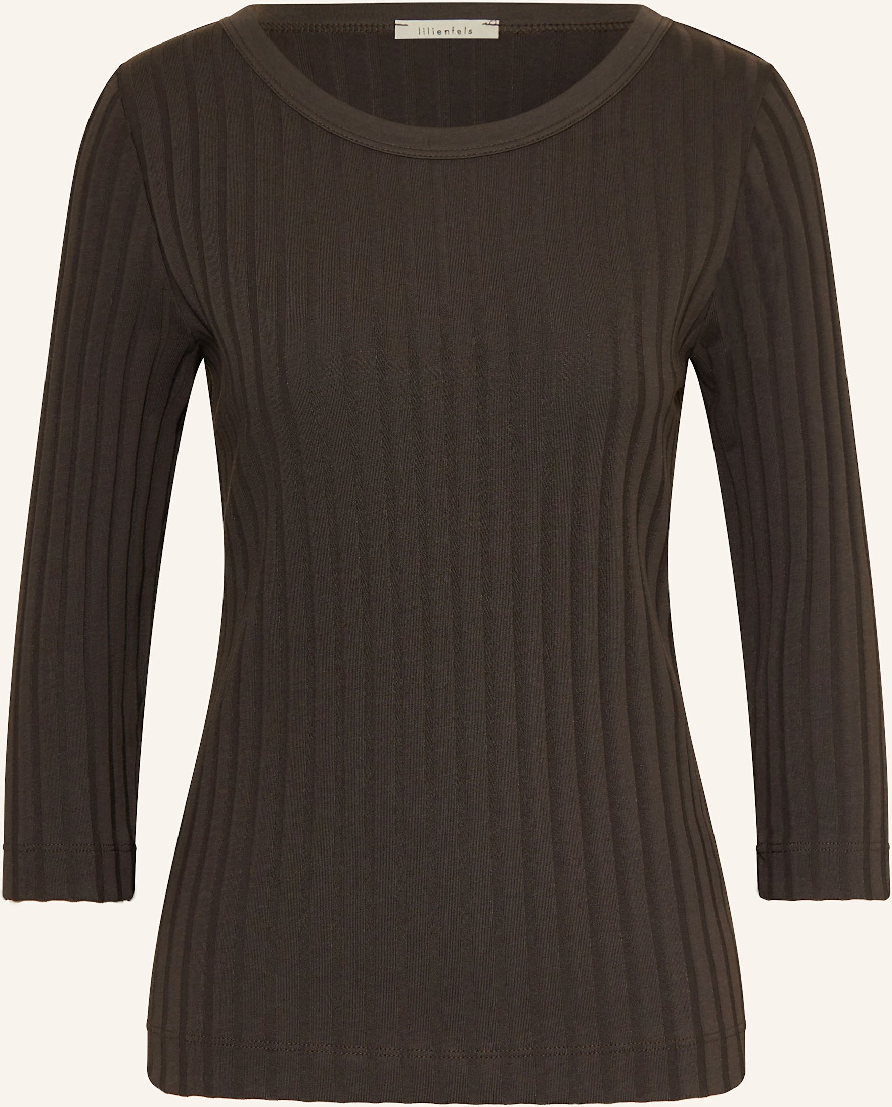 Lilienfels Shirt Mit 3/4-Arm braun
