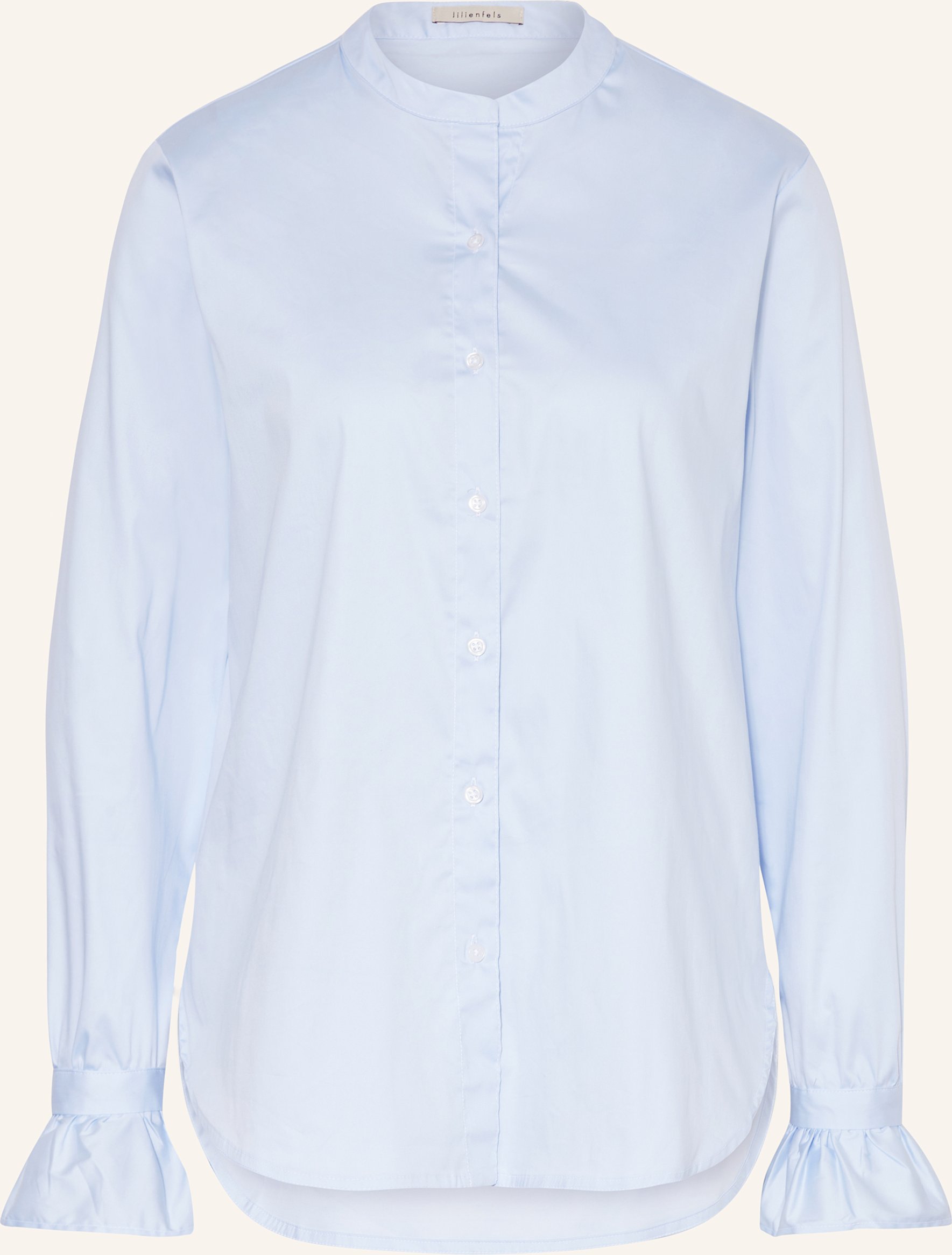 Thumbnail - Lilienfels Bluse Mit Rüschen blau