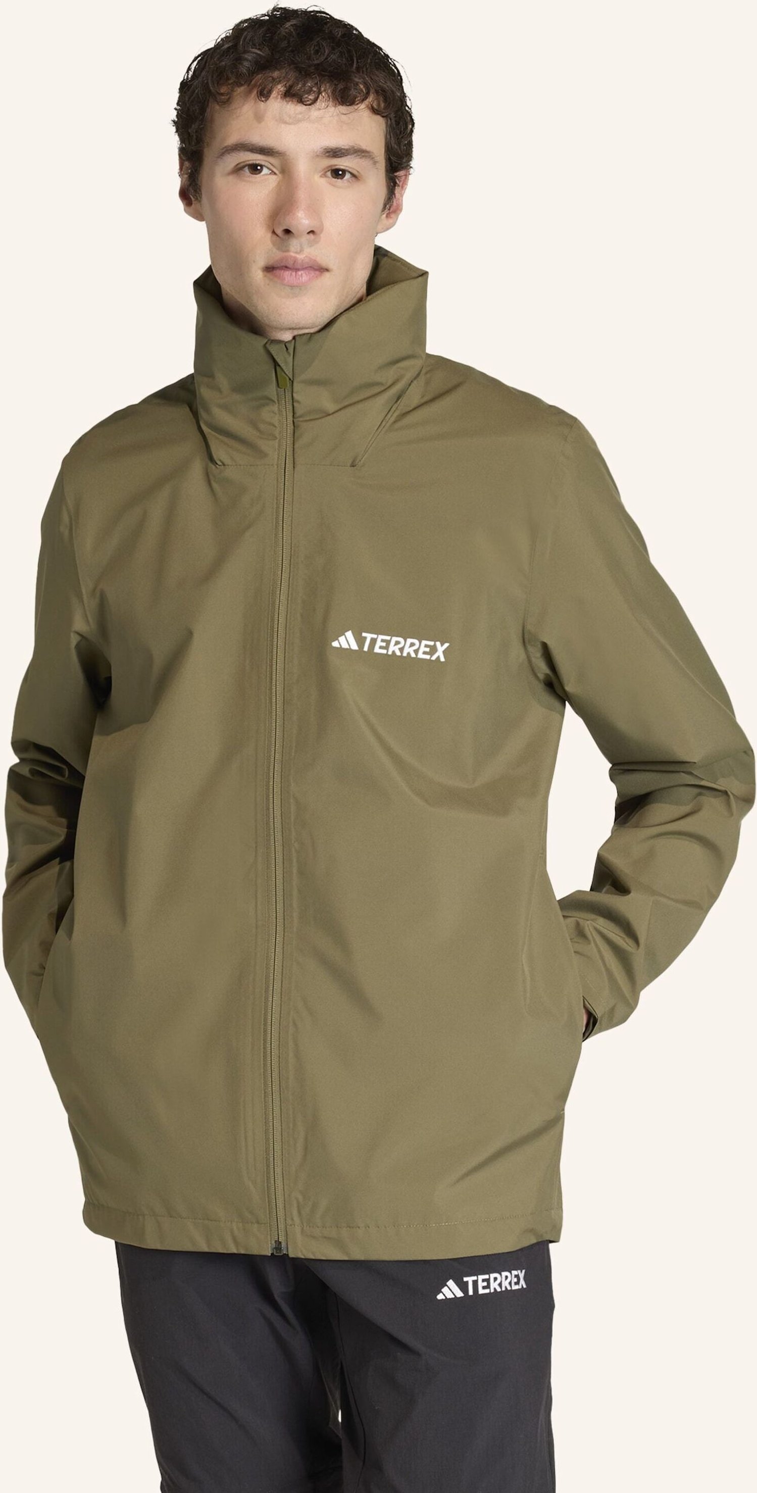Adidas Terrex Regenjacke Multi Essentials 2l gruen