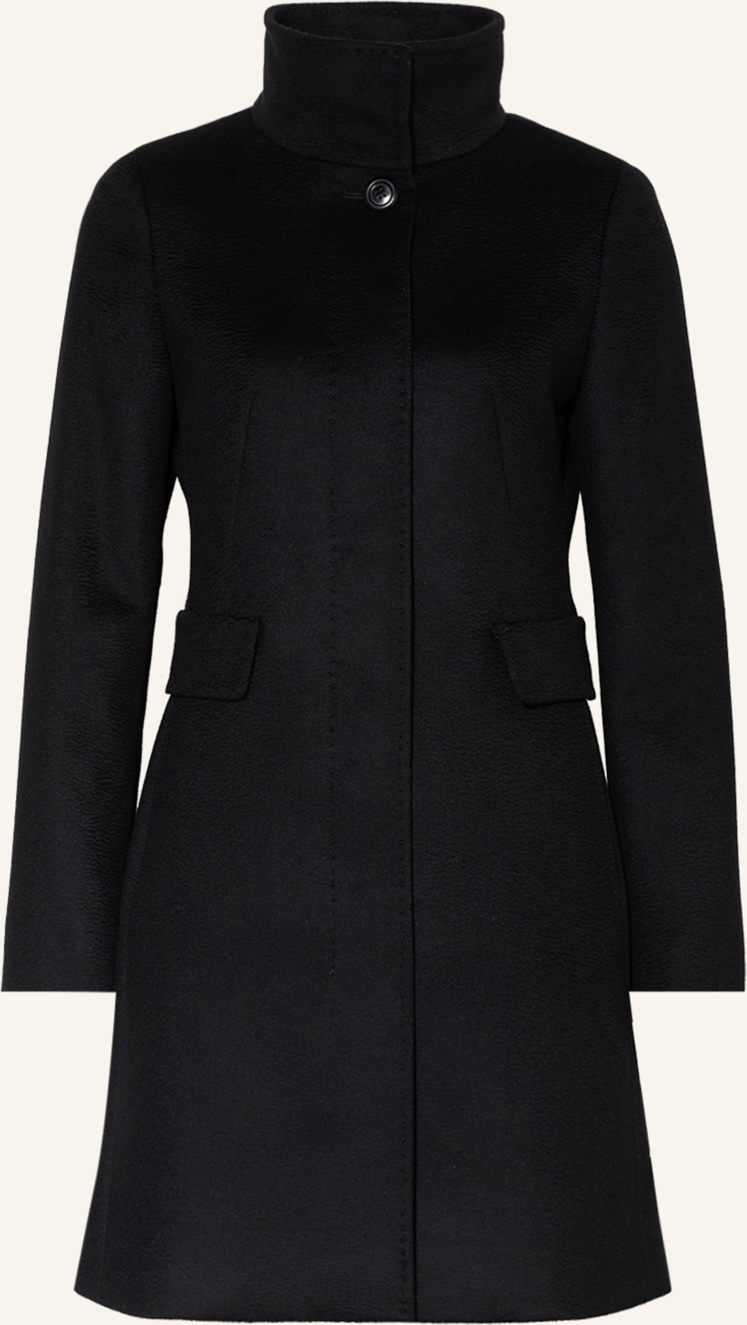 Thumbnail - Max Mara Studio Wollmantel Agnese schwarz