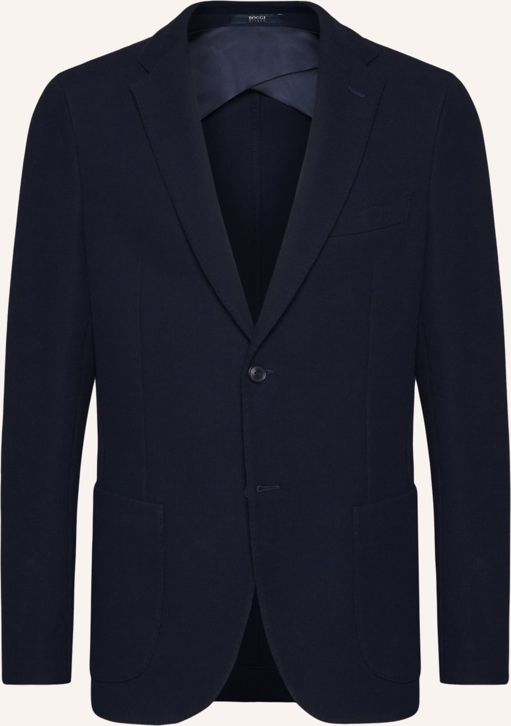 Thumbnail - Boggi Milano Jerseysakko Regular Fit blau