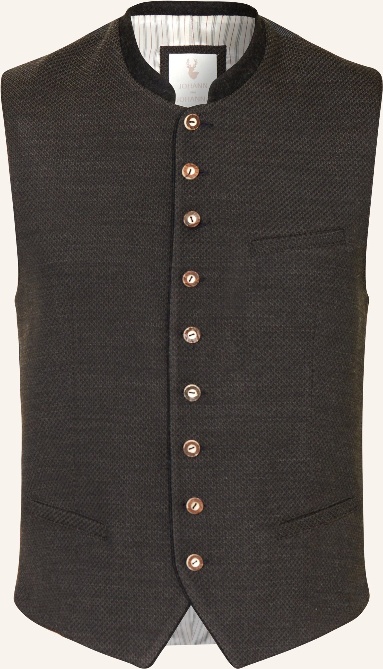 Johann & Johanna Trachtenweste Slim Fit gruen