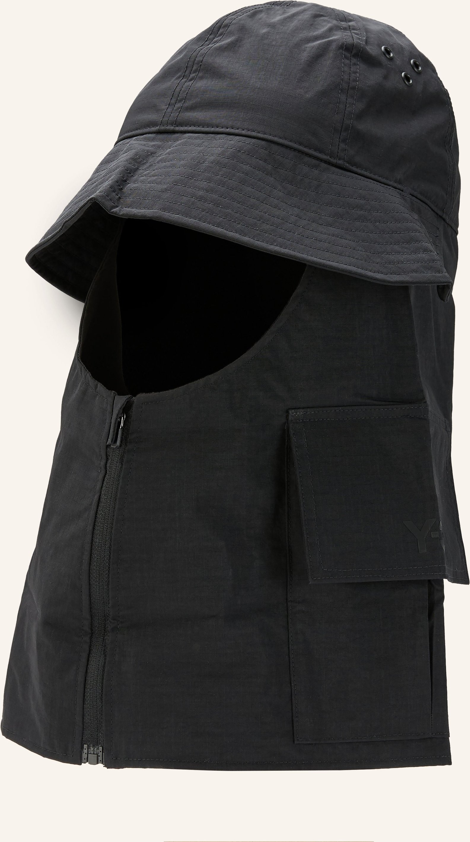 Y-3 Bucket-Hat Y-3 Util Hood schwarz