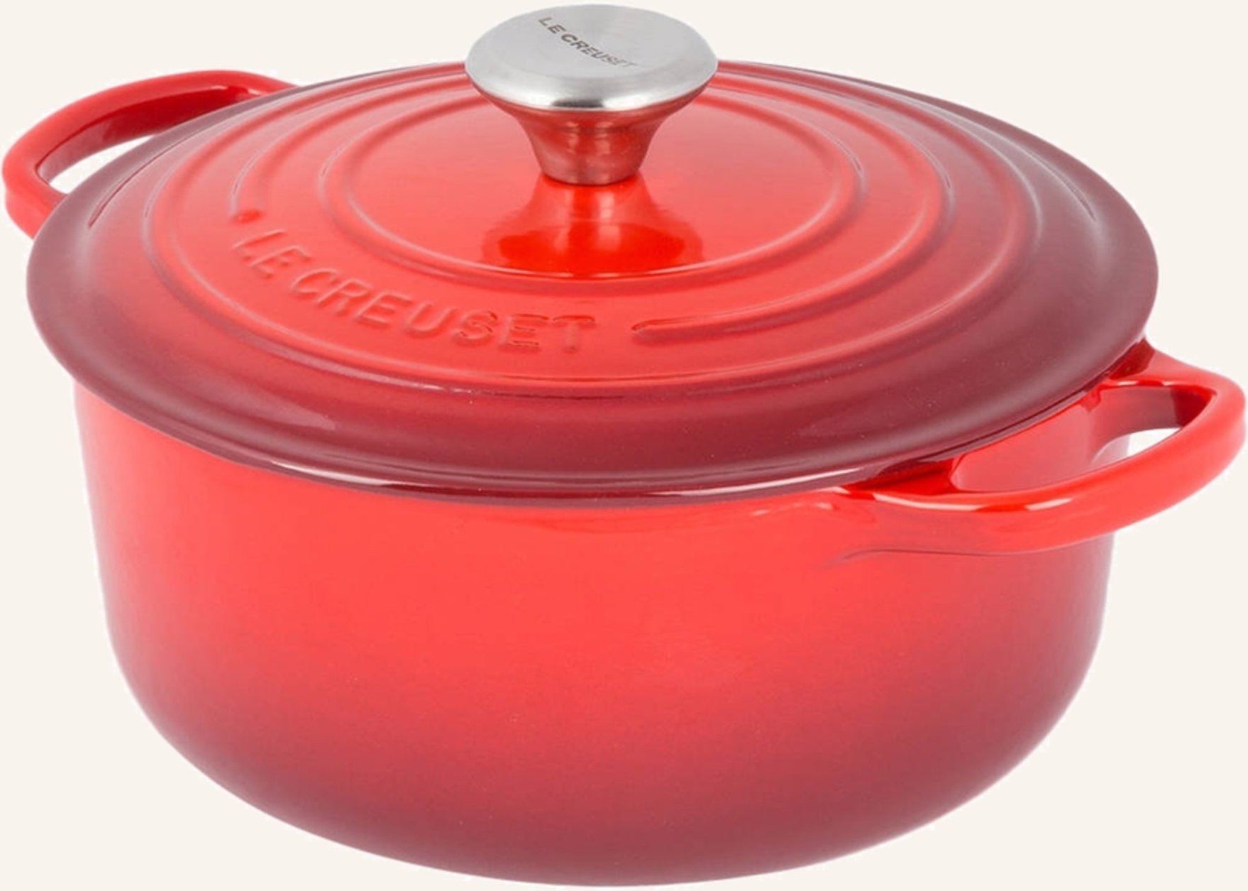 Le Creuset Bräter Signature rot