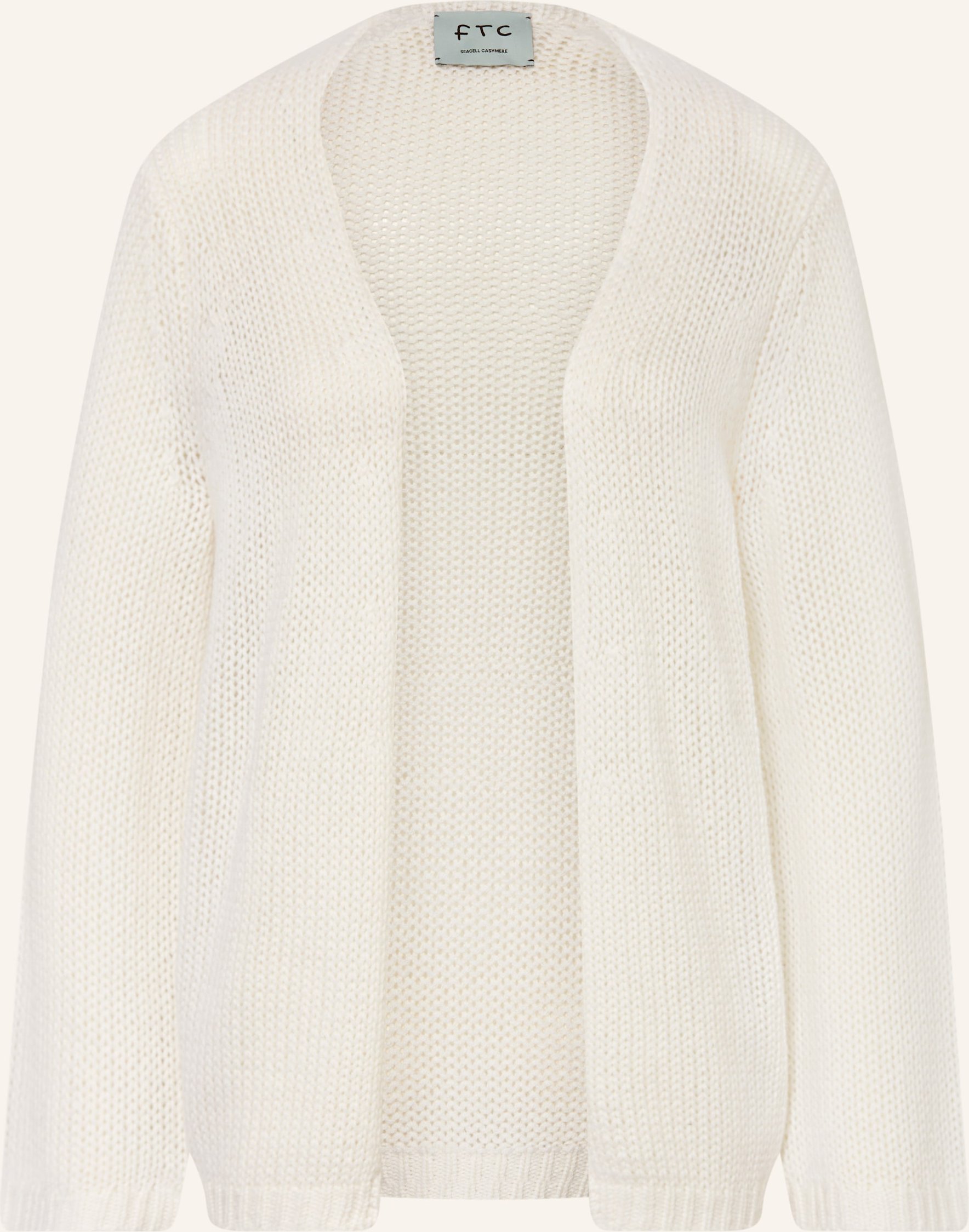 Ftc Cashmere Strickhülle Mit Cashmere weiss
