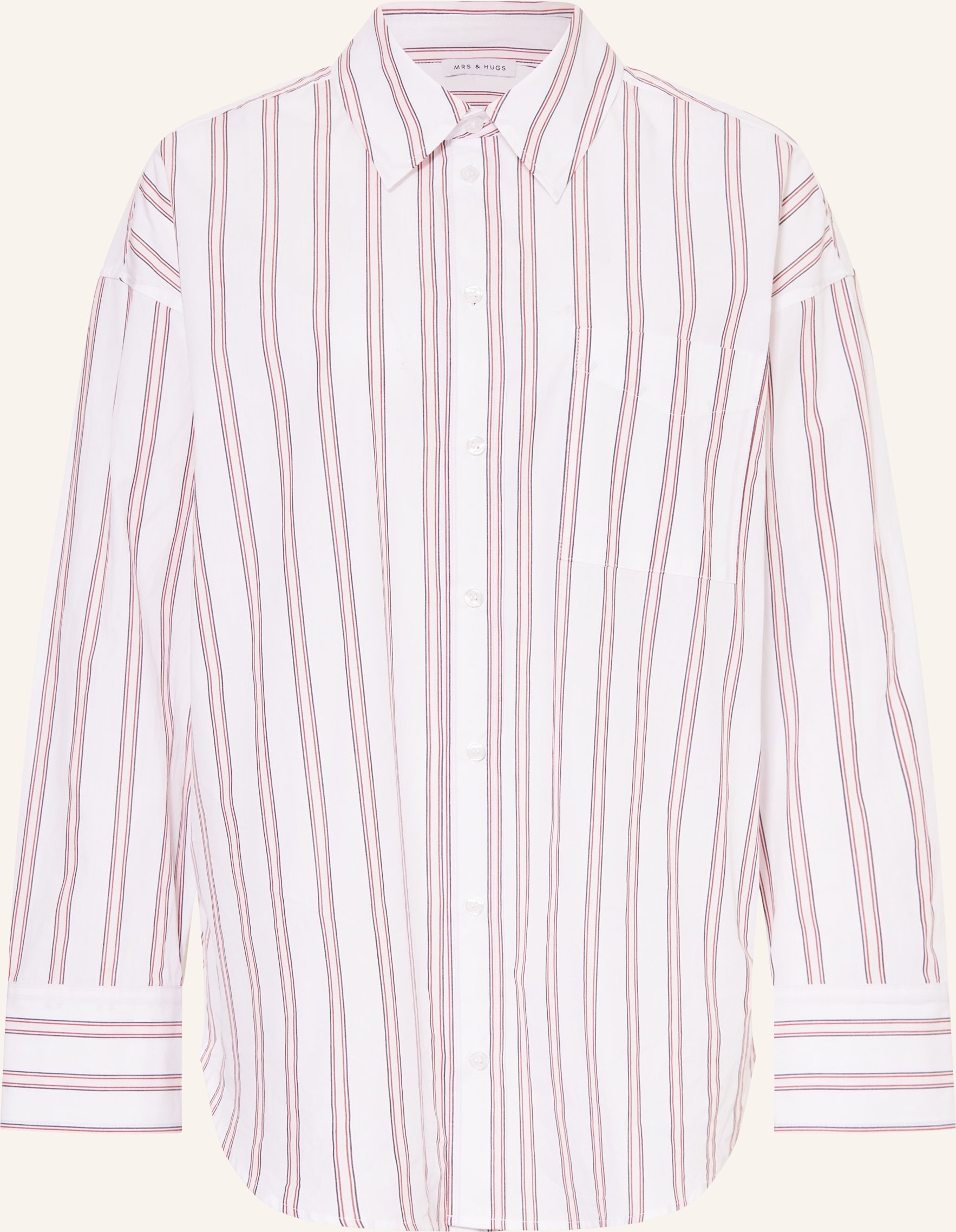 Mrs & Hugs Hemdbluse pink