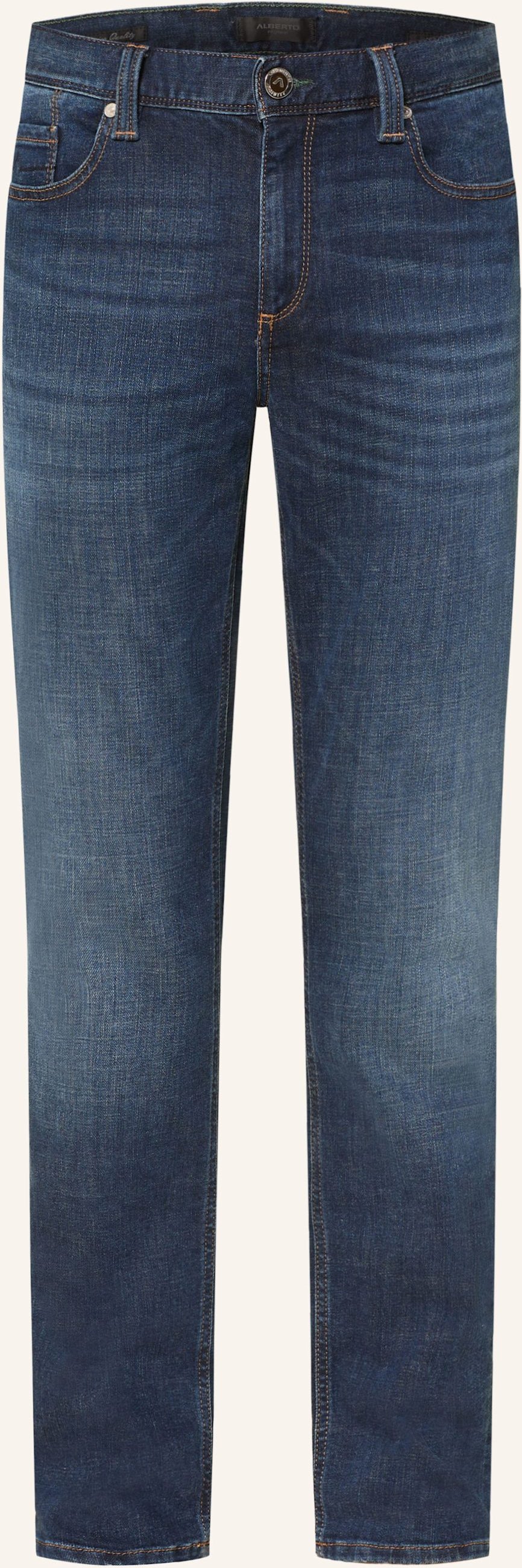 Alberto Jeans Pipe Regular Fit blau