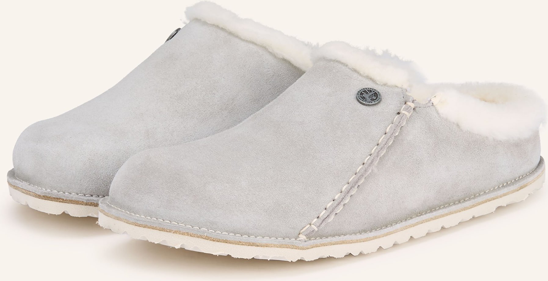 Birkenstock Pantoletten Zermatt grau