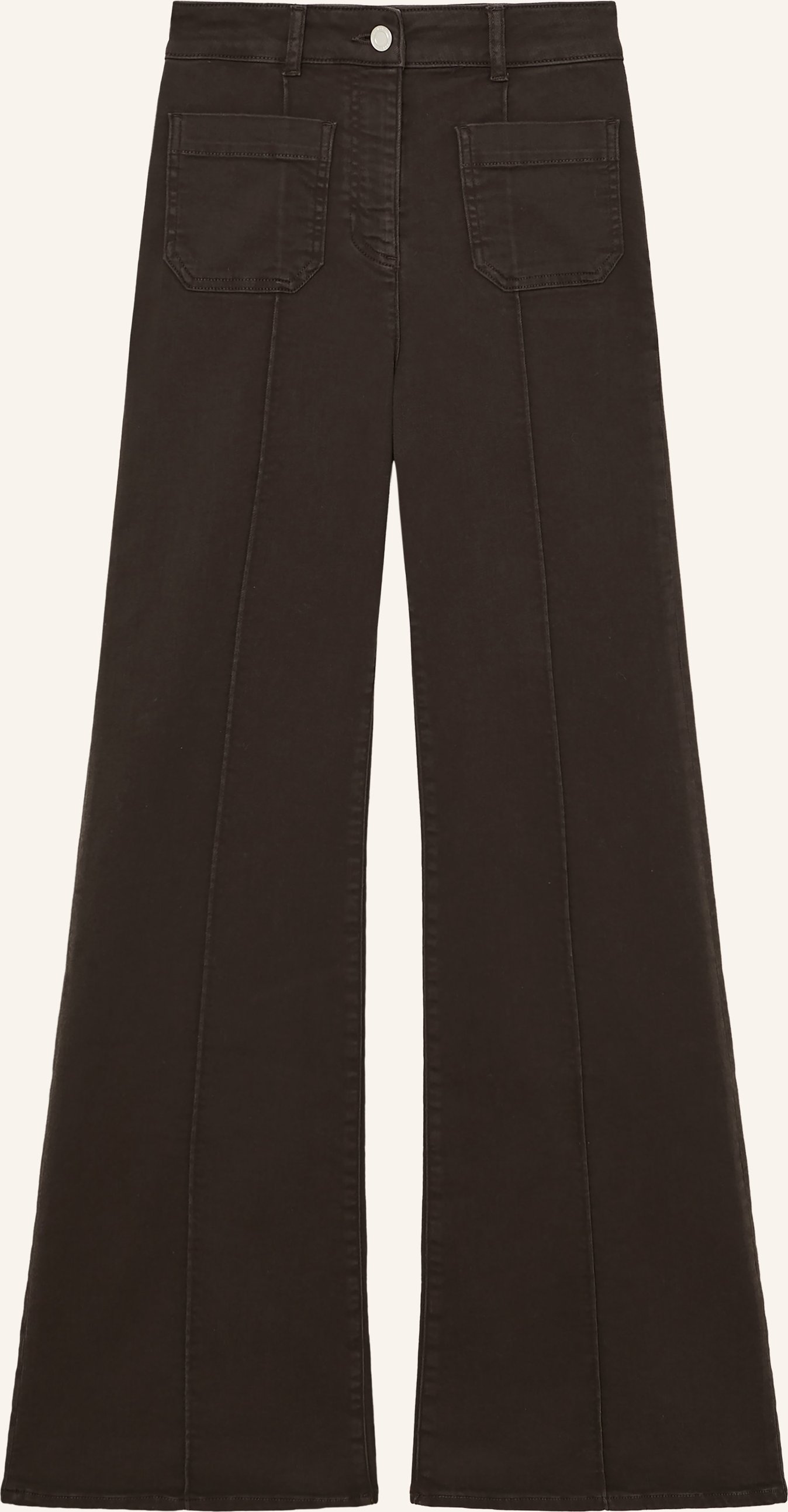 Reiss Flared Jeans Sakura braun