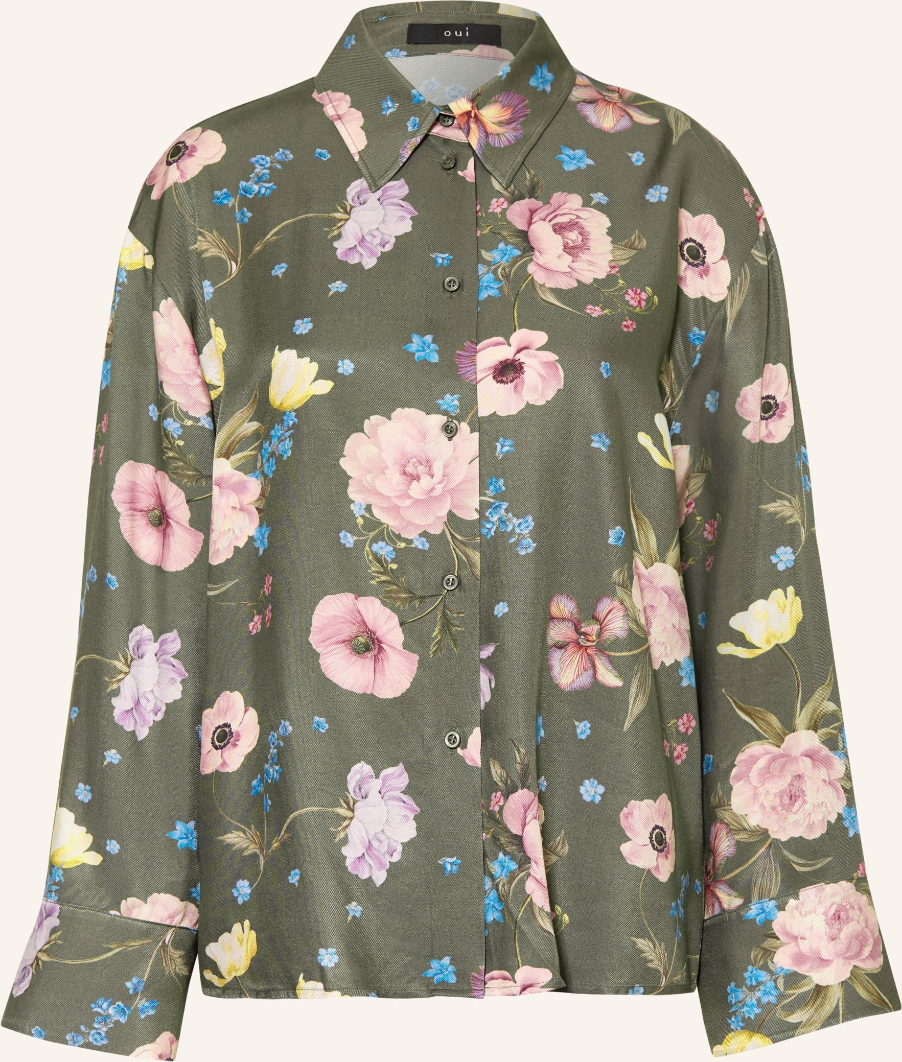 Oui Hemdbluse gruen
