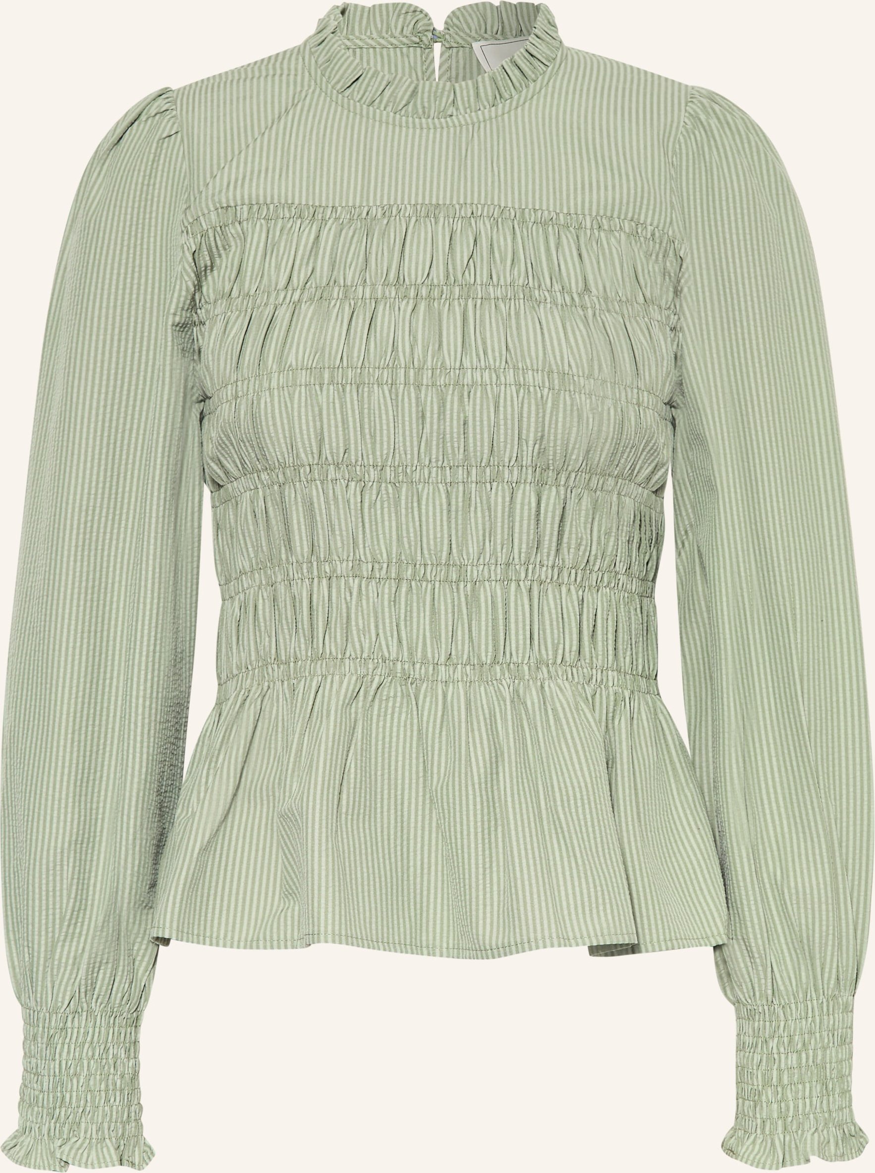 Neo Noir Blusenshirt Possa Mit Rüschen gruen