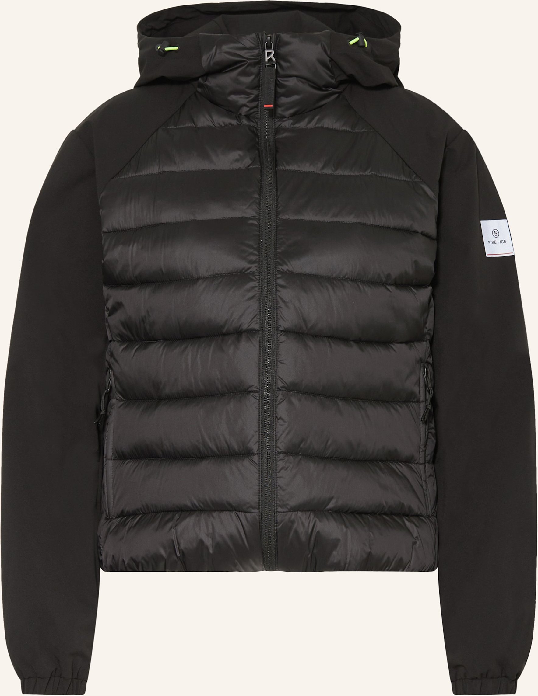 Fire+Ice Hybrid-Steppjacke Magan schwarz
