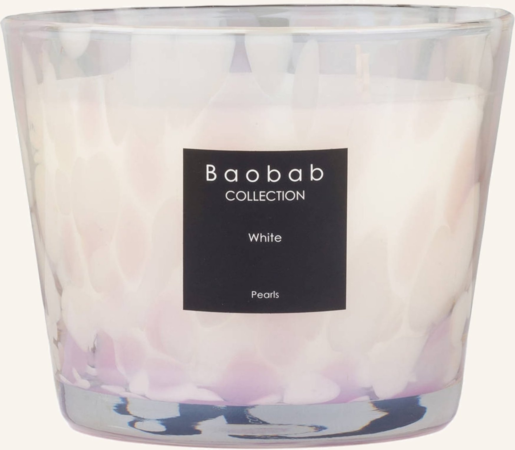Baobab Collection Duftkerze White Pearls weiss