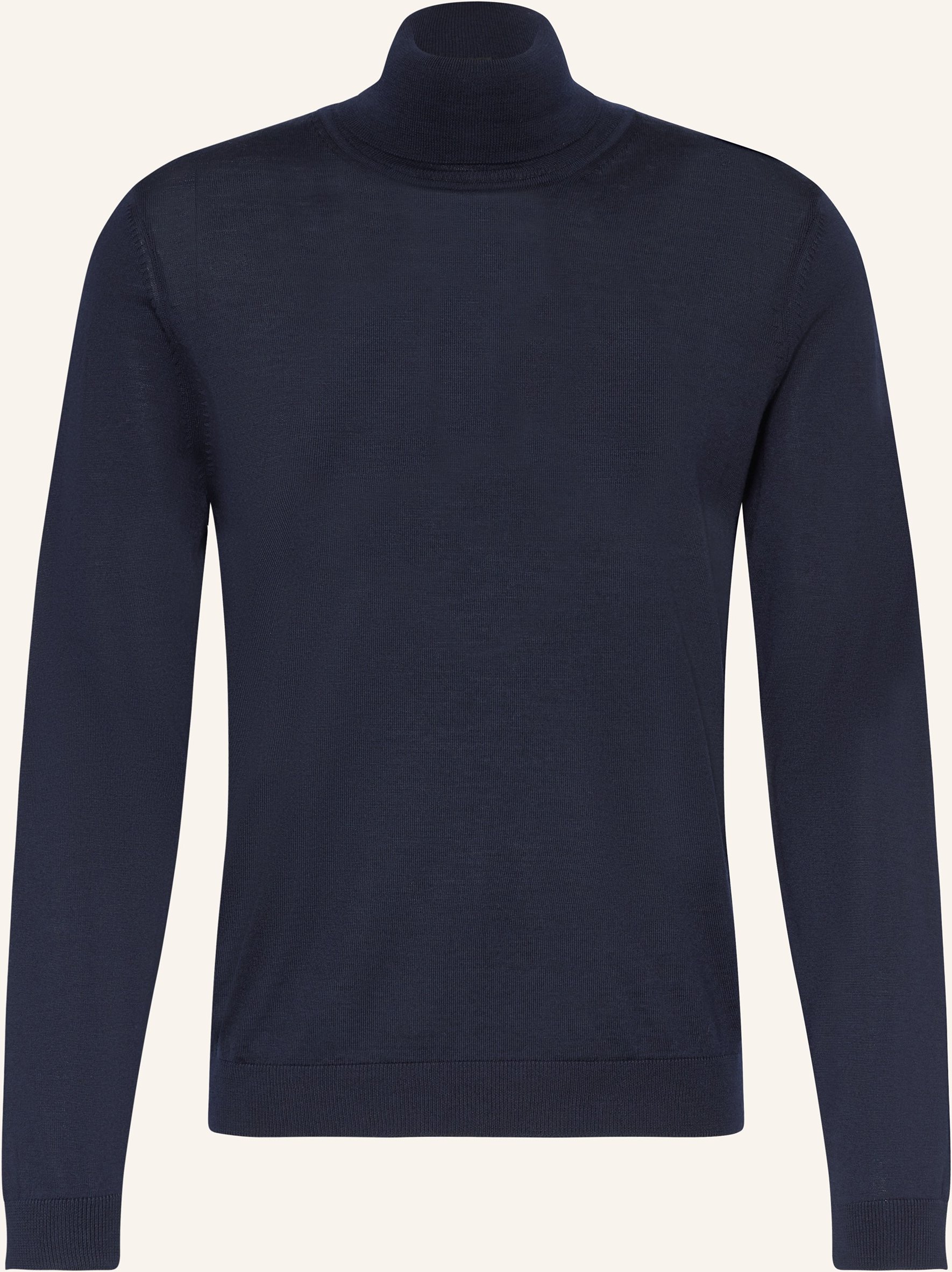 Boss Rollkragenpullover Musso blau