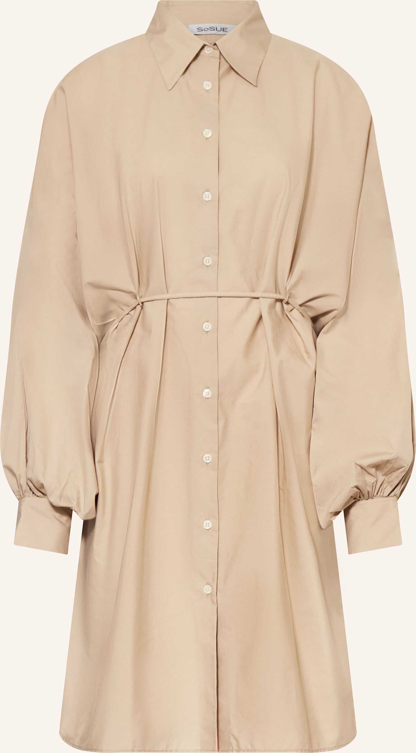 Sosue Hemdblusenkleid Antonia beige