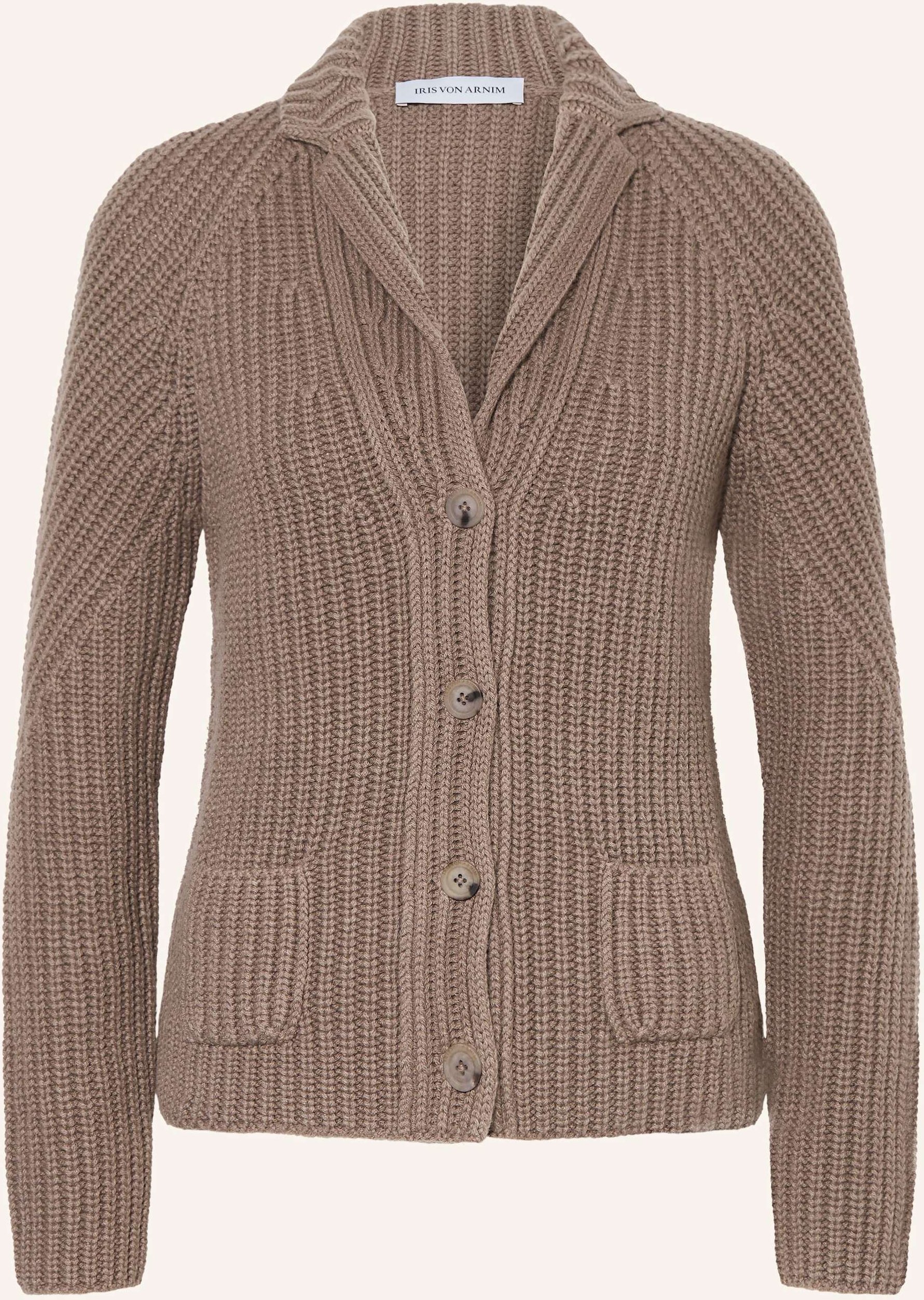 Iris Von Arnim Strickjacke Gwendolyn Aus Cashmere braun