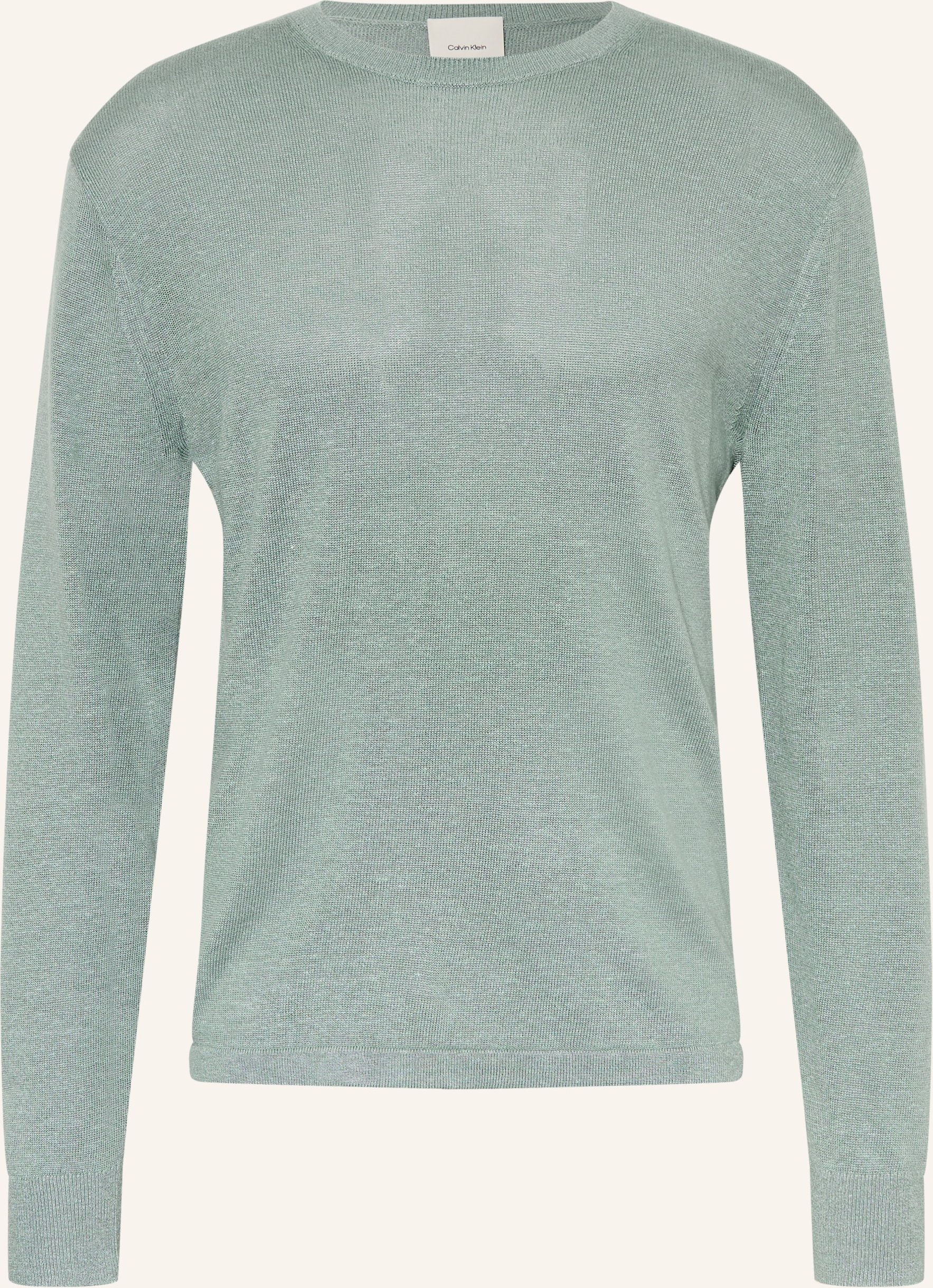 Calvin Klein Pullover Mit Leinen blau