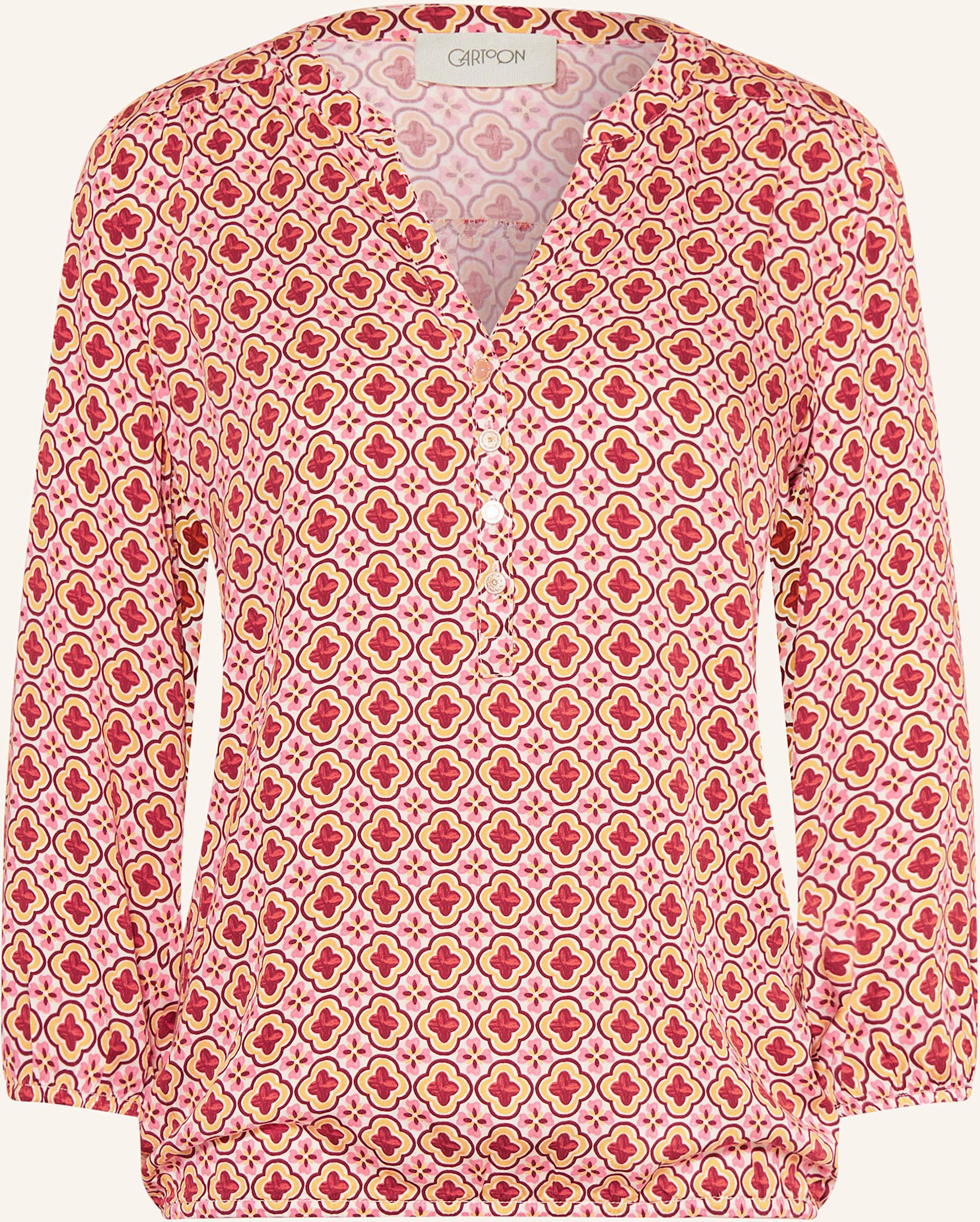 Cartoon Blusenshirt weiss