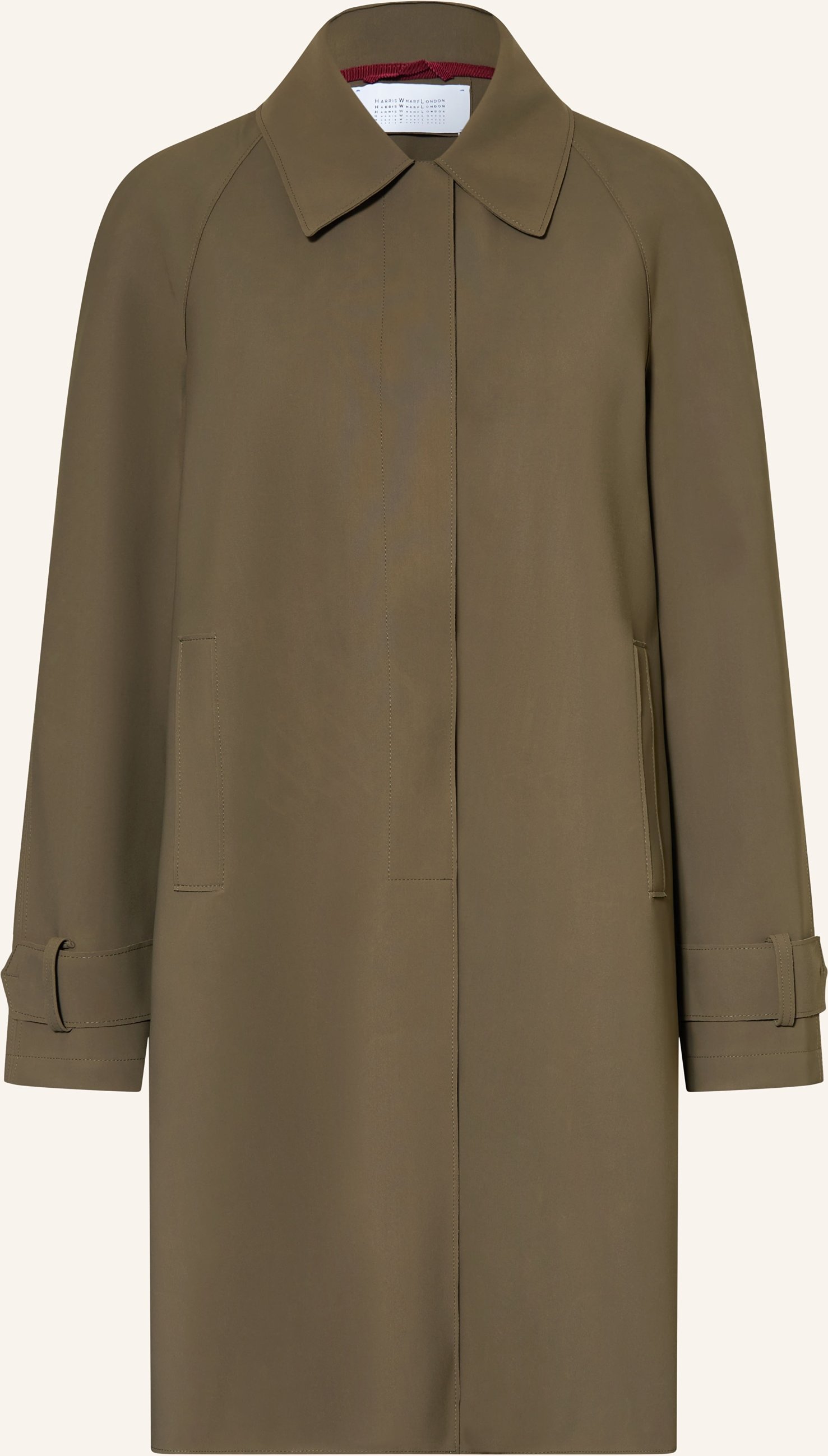 Harris Wharf London Mantel gruen