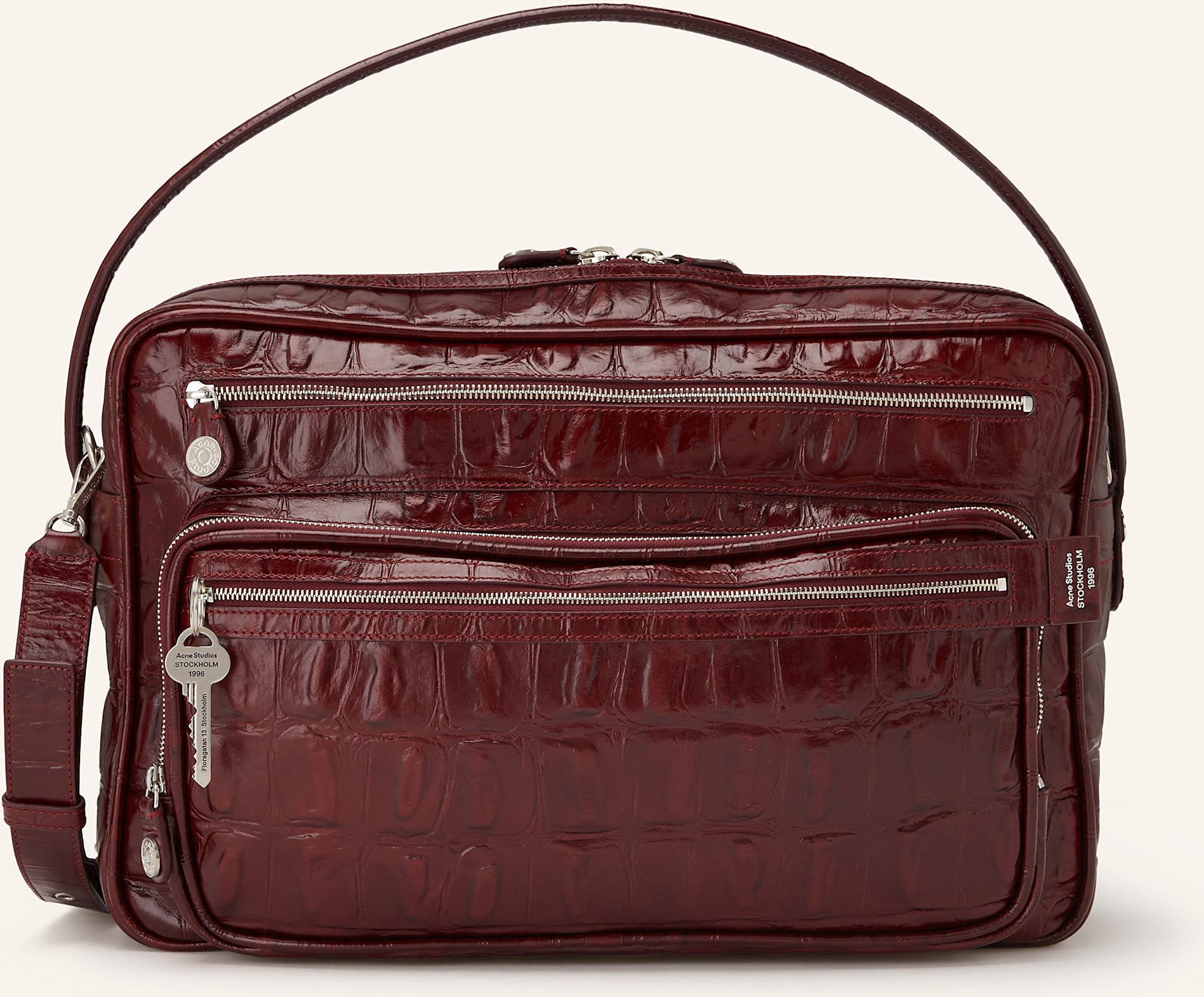 Thumbnail - Acne Studios Schultertasche Camero Camera rot