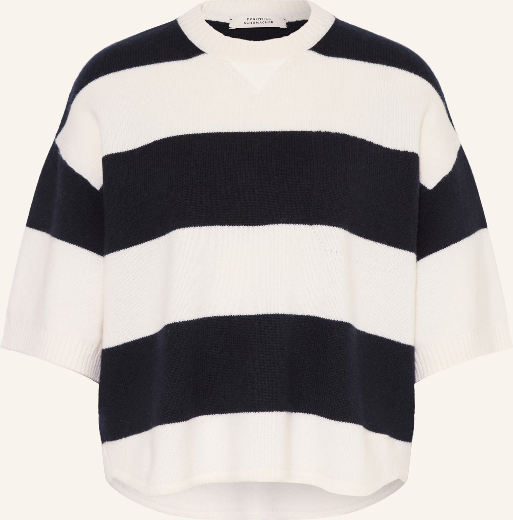 Dorothee Schumacher Pullover Modern Statements Mit 3/4-Arm blau