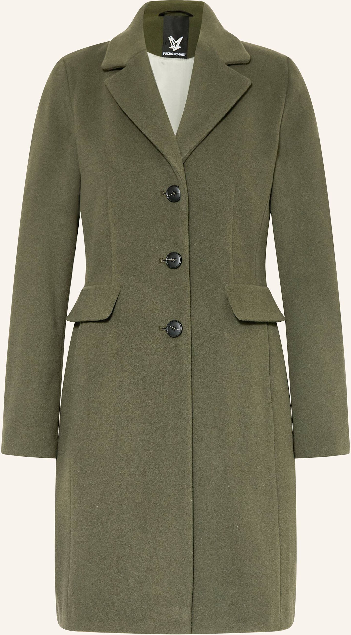 Fuchs Schmitt Wollmantel gruen
