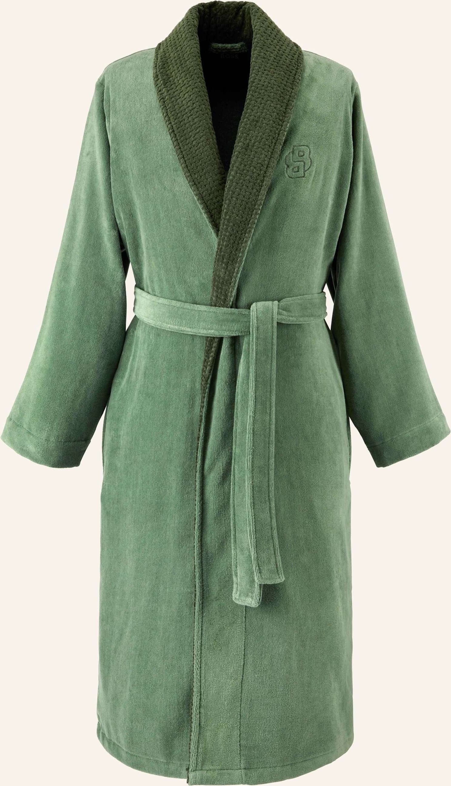 Boss Bademantel Doubleb blau