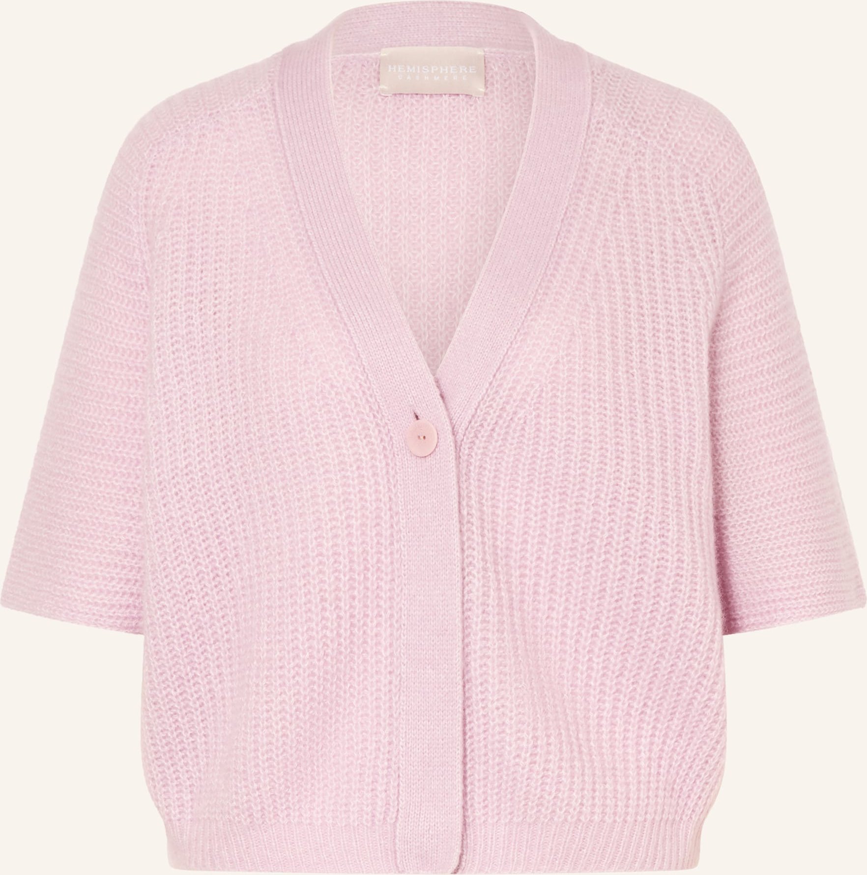 Hemisphere Strickjacke Mit Cashmere lila