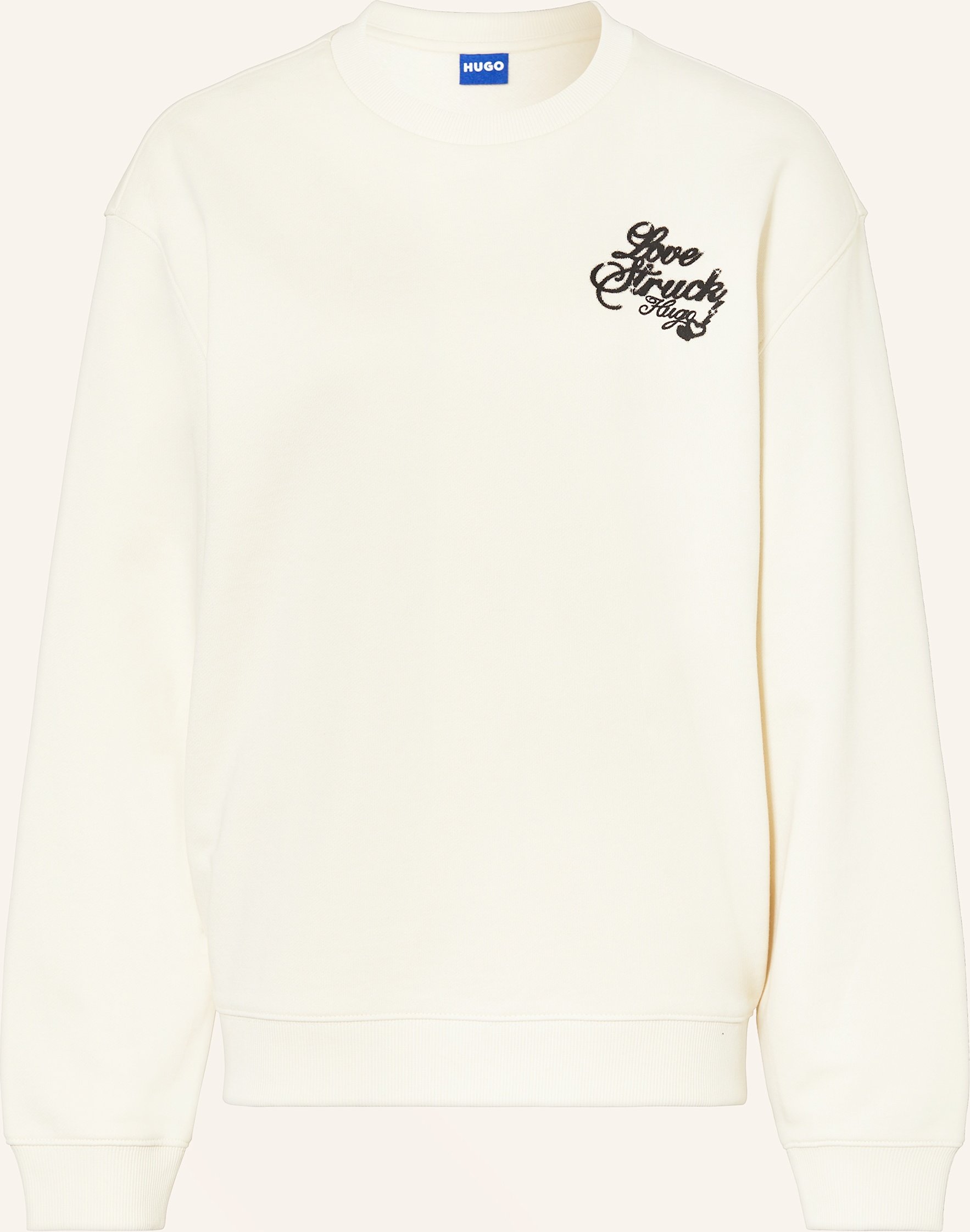 Hugo Oversized-Sweatshirt Crew beige