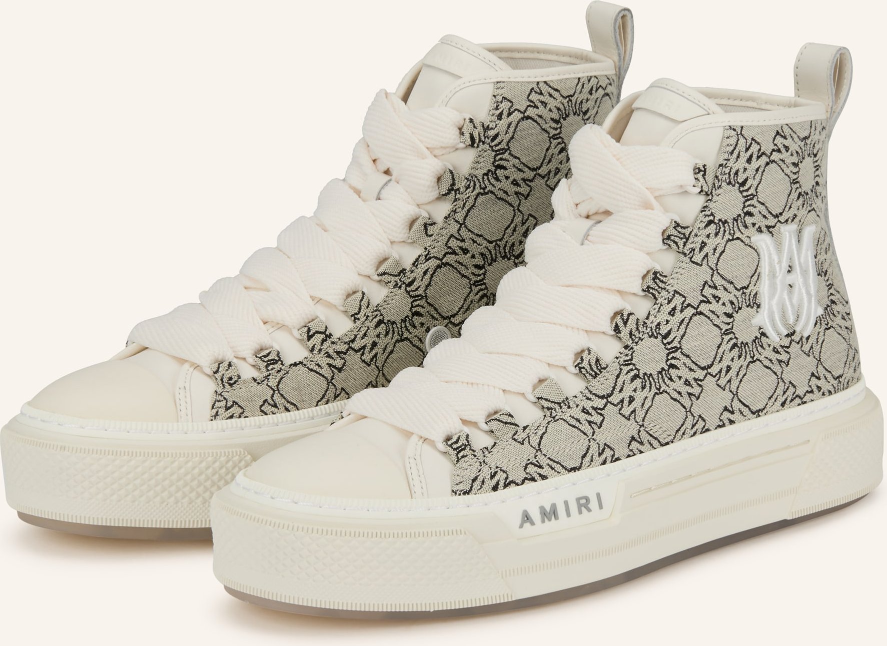 Amiri Hightop-Sneaker Ma Quad Court Hi grau