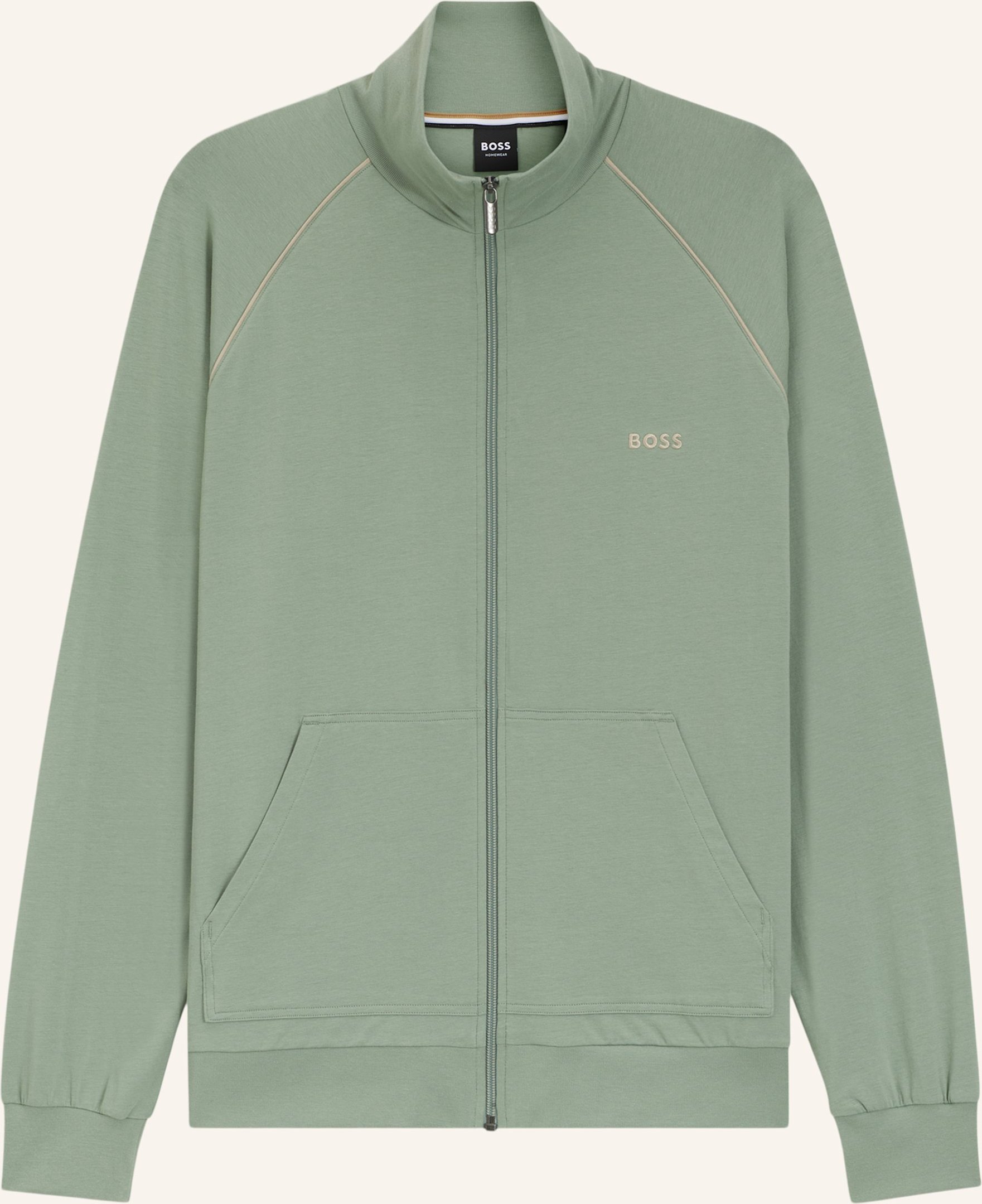 Boss Loungewear Jacke Mix&Match Jacket Z Regular Fit gruen