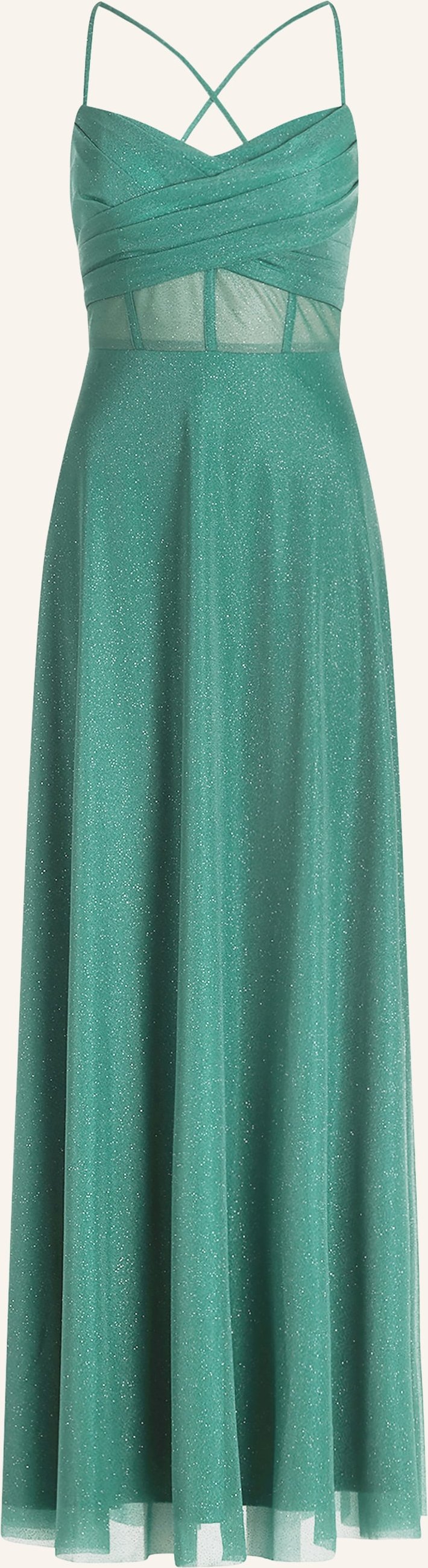 Suddenly Princess Abendkleid Mit Glitzergarn gruen