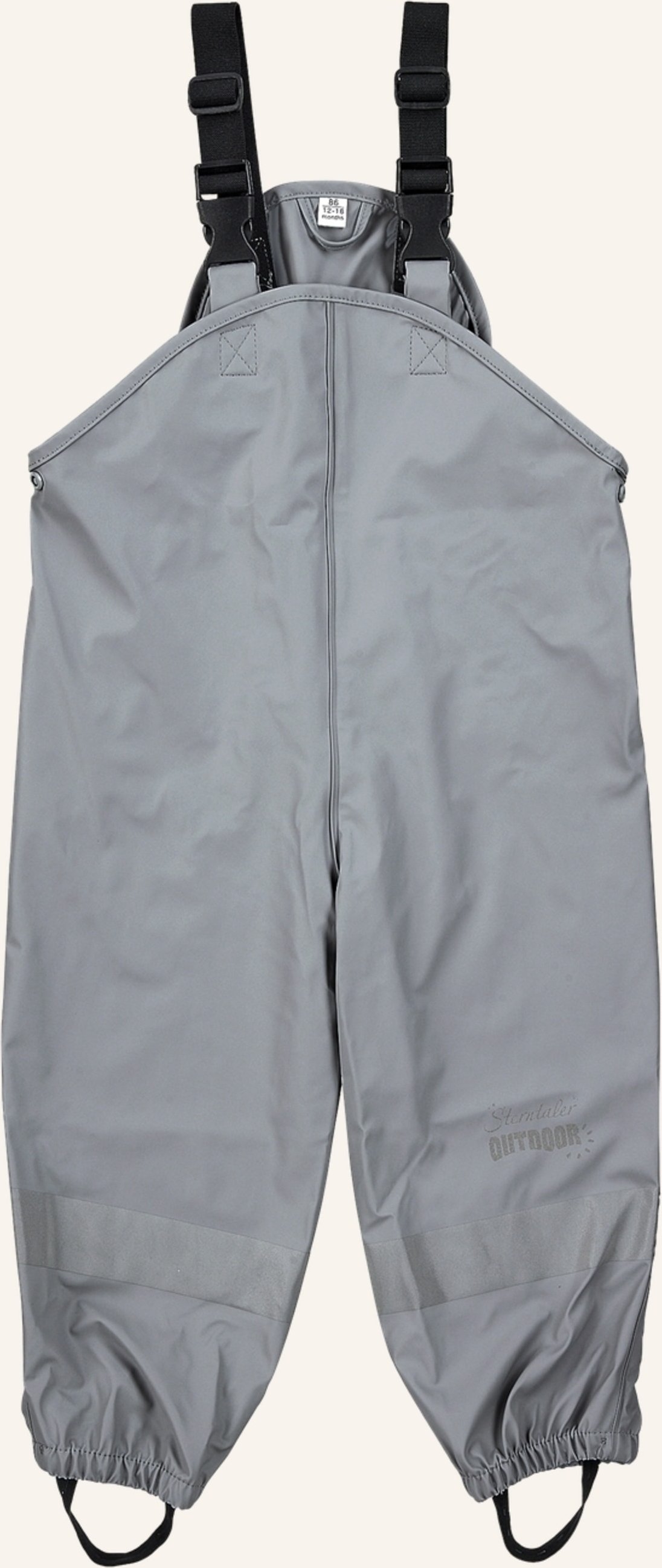 Thumbnail - Sterntaler Regenträgerhose Ungefüttert grau