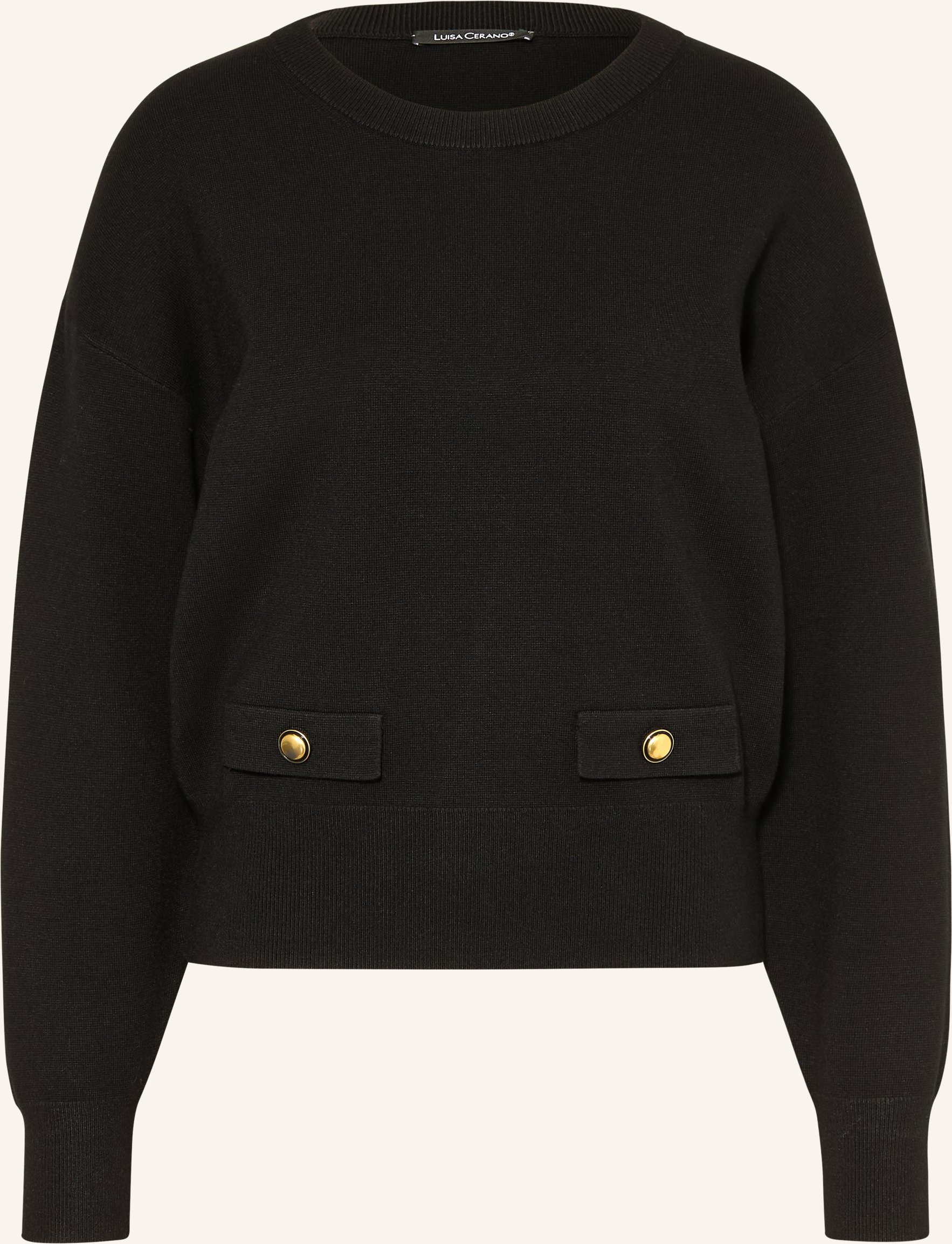 Luisa Cerano Pullover schwarz