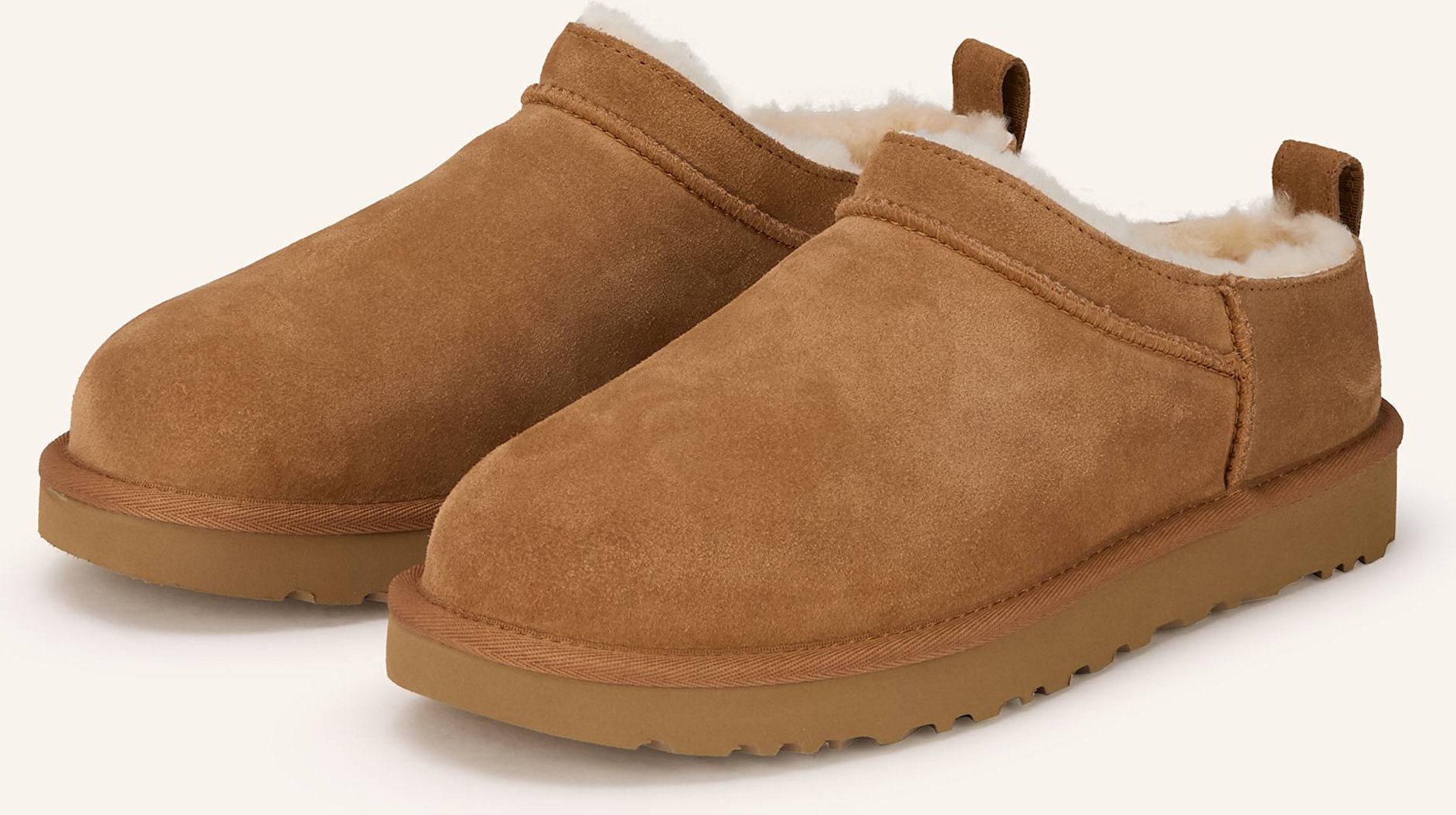 Thumbnail - Ugg Pantoletten Classic Micro braun