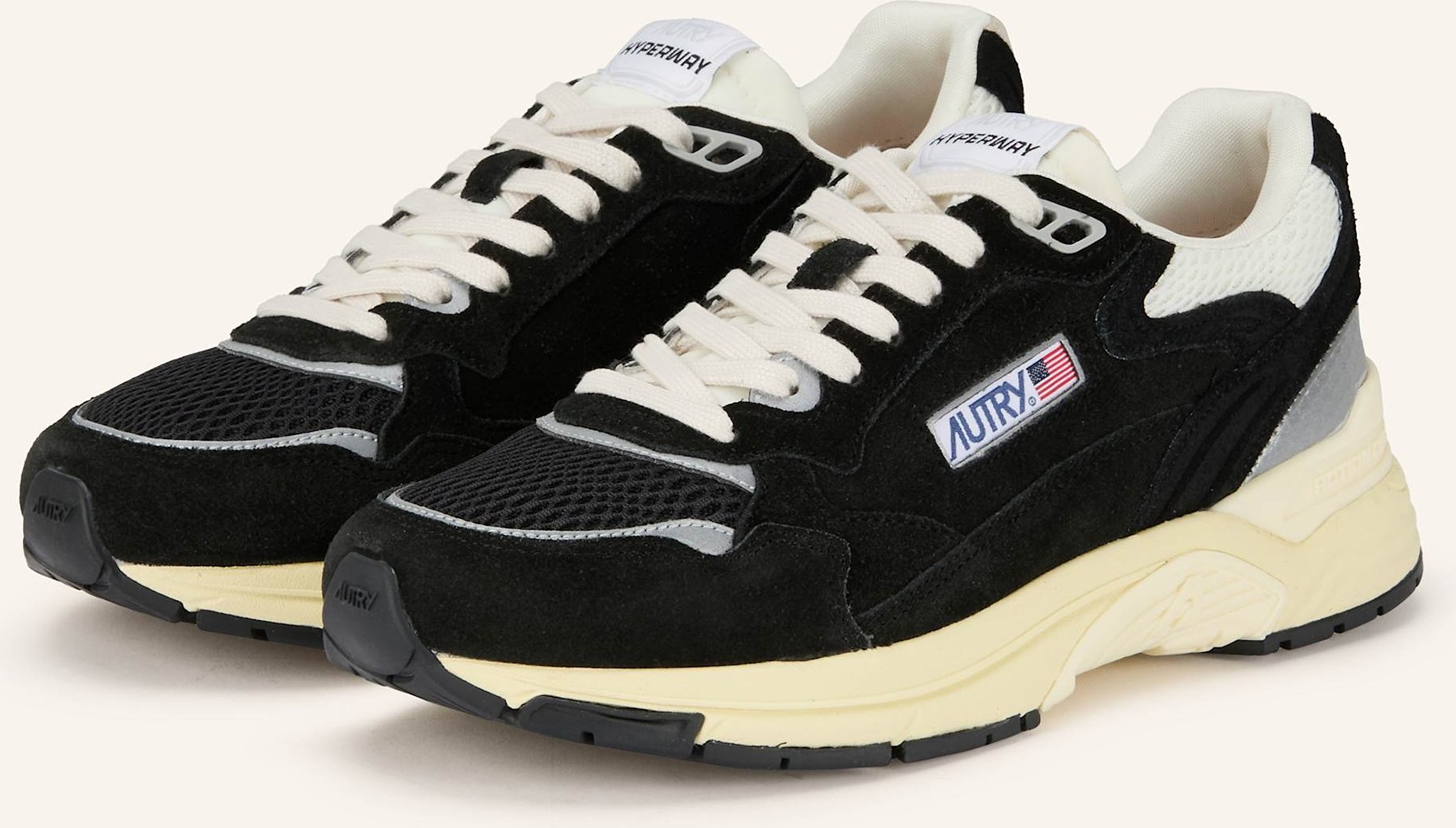 Autry Sneaker Hyperway Low Um schwarz