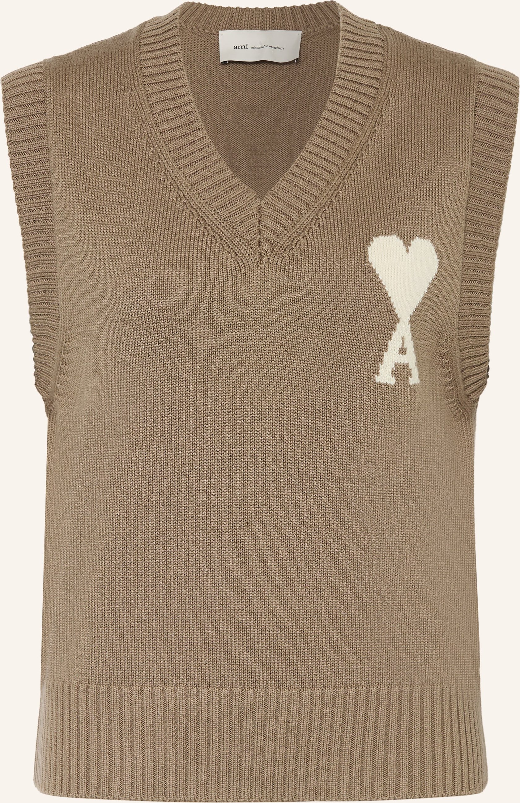 Ami Paris Pullunder beige