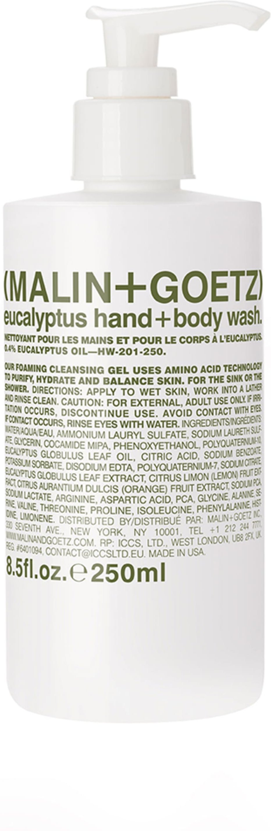 (Malin+Goetz) Eucalyptus Hand + Body Wash Körper- und Handwaschgel 250 ml