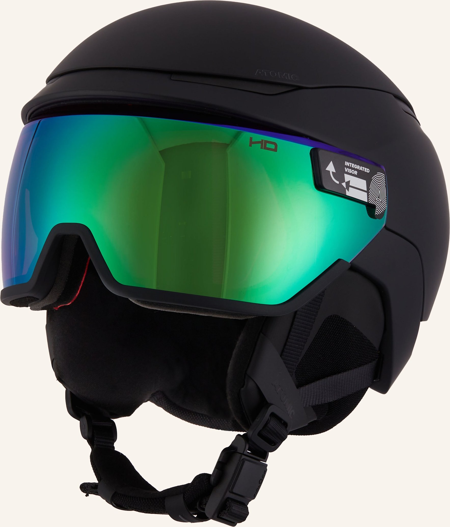 Atomic Skihelm Revent Gt Amid Visor Hd schwarz