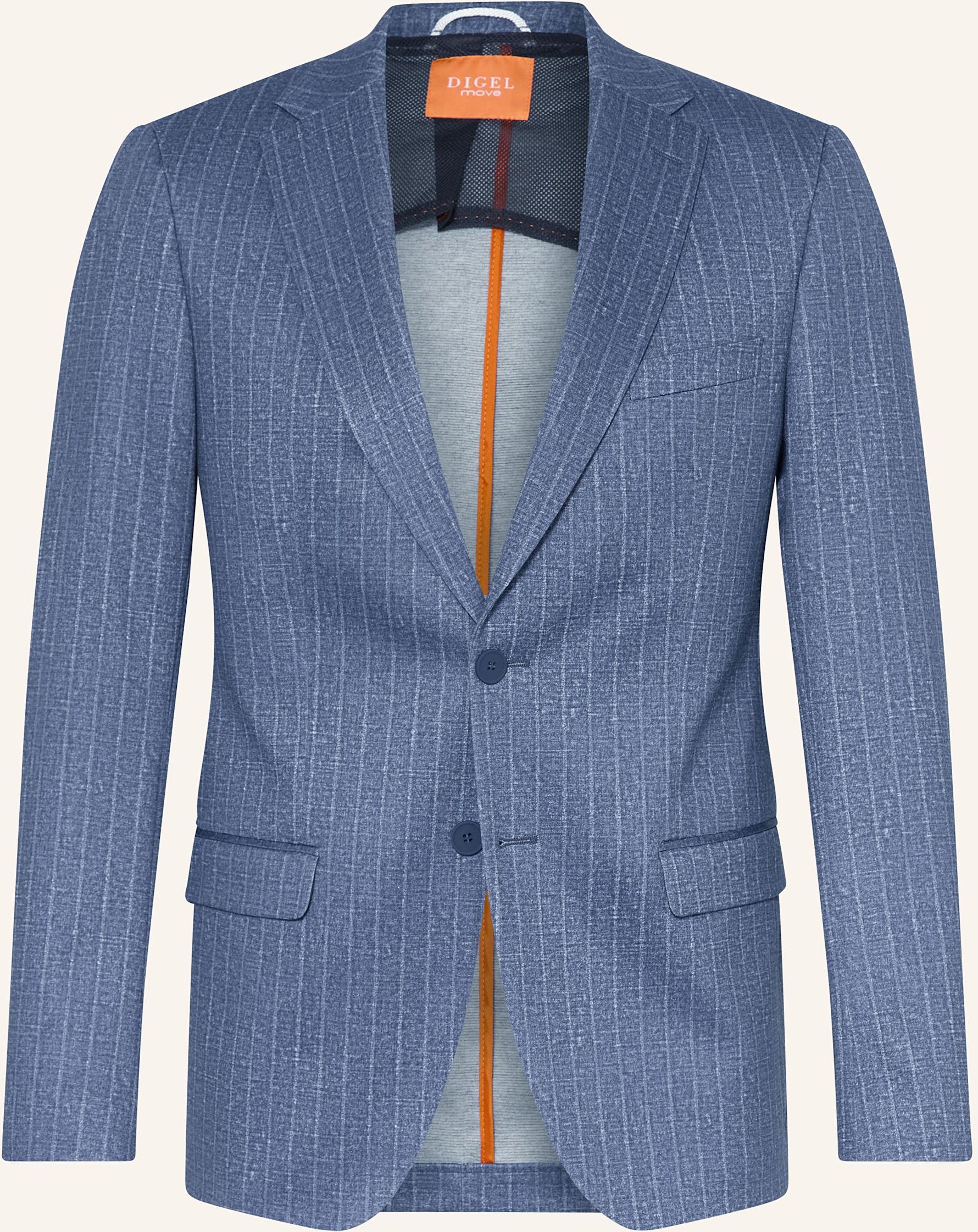 Digel Move Anzugsakko Anello Slim Fit Aus Jersey blau