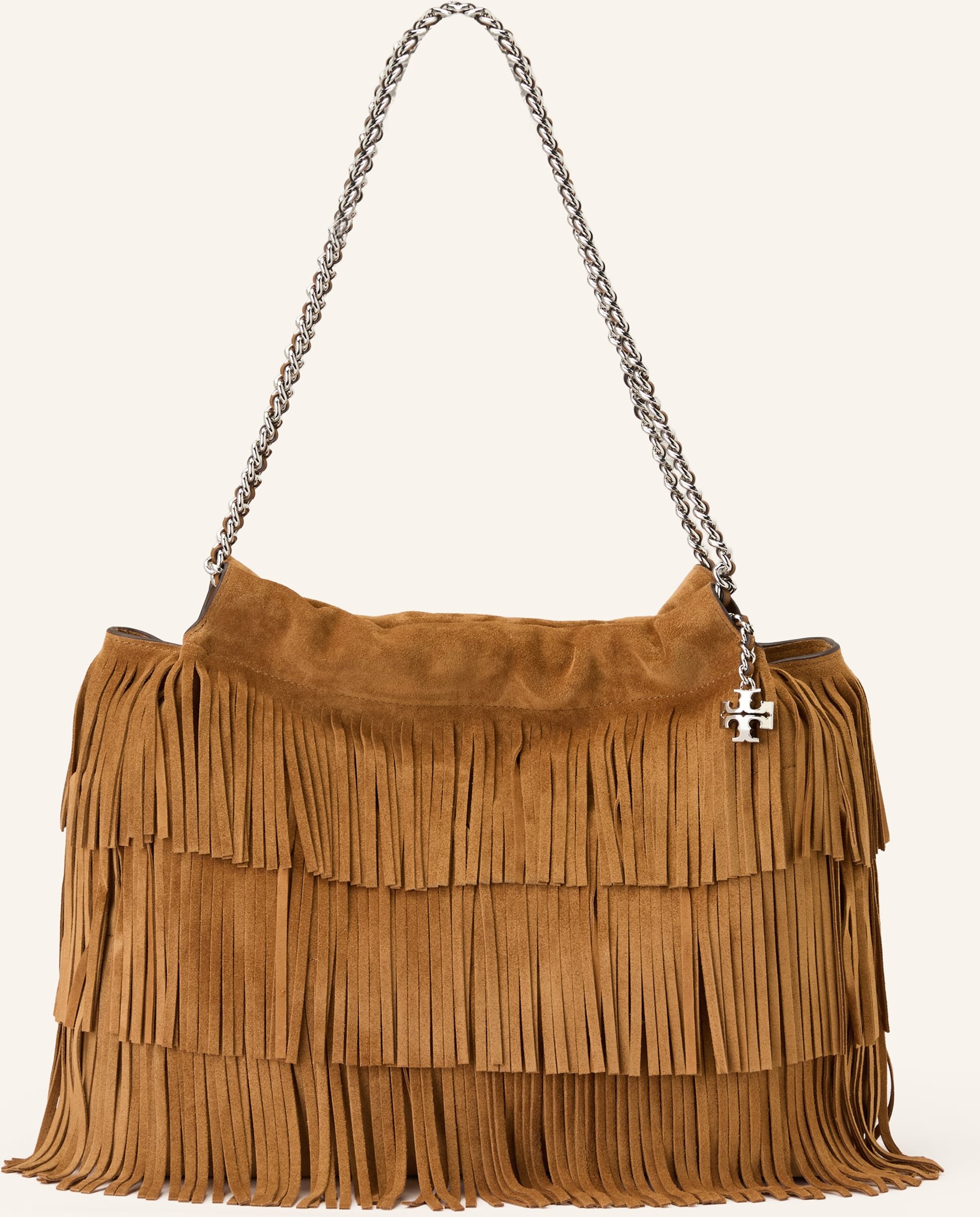 Tory Burch Schultertasche Fleming braun