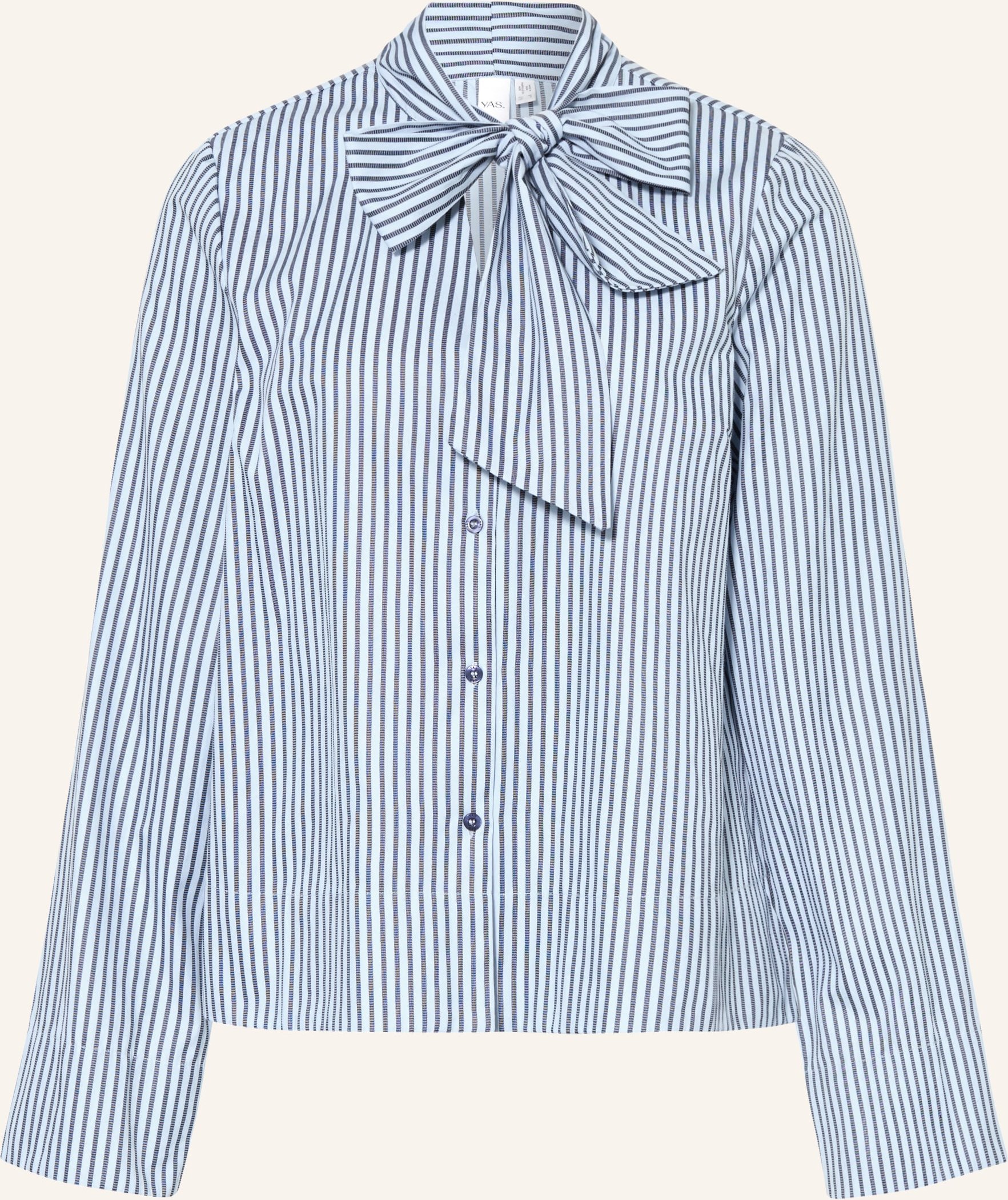 Y.A.S. Schluppenbluse blau