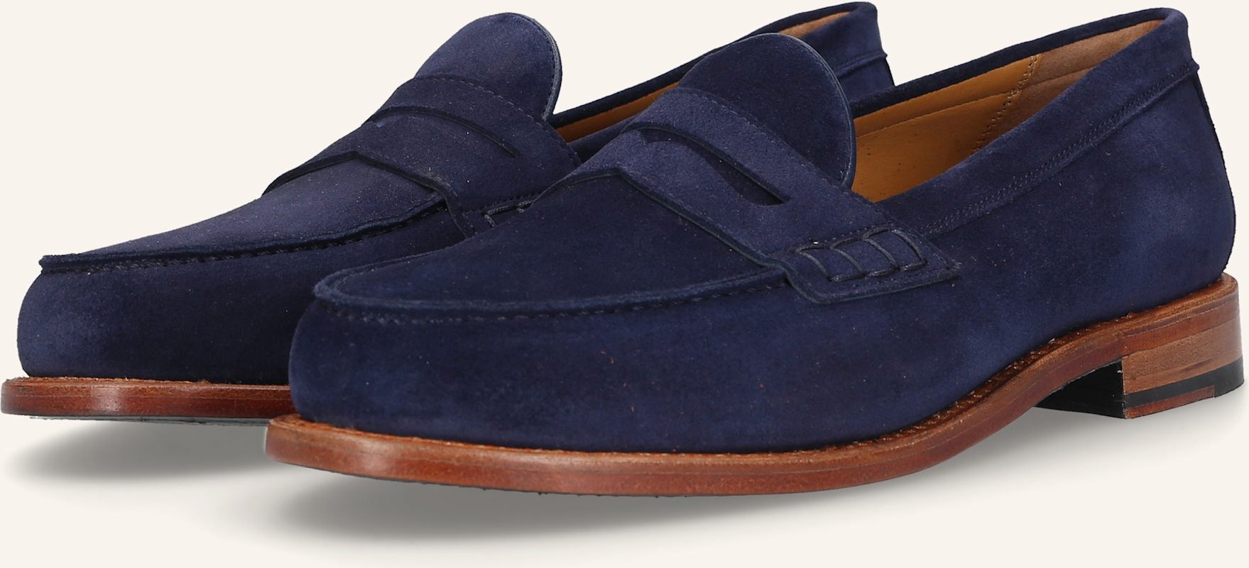 Heinrich Dinkelacker Loafer Wien Plain V blau